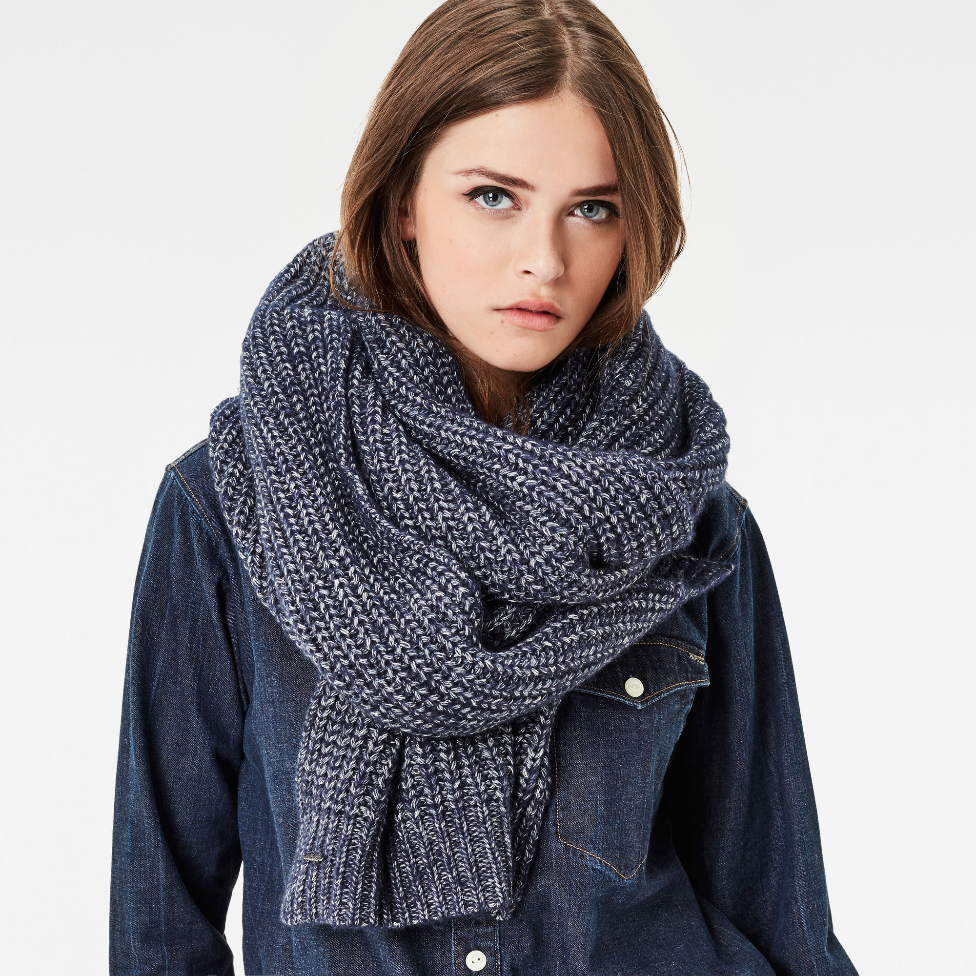 Ustra Scarf | sartho blue | G-Star Sale Women | G-Star RAW®