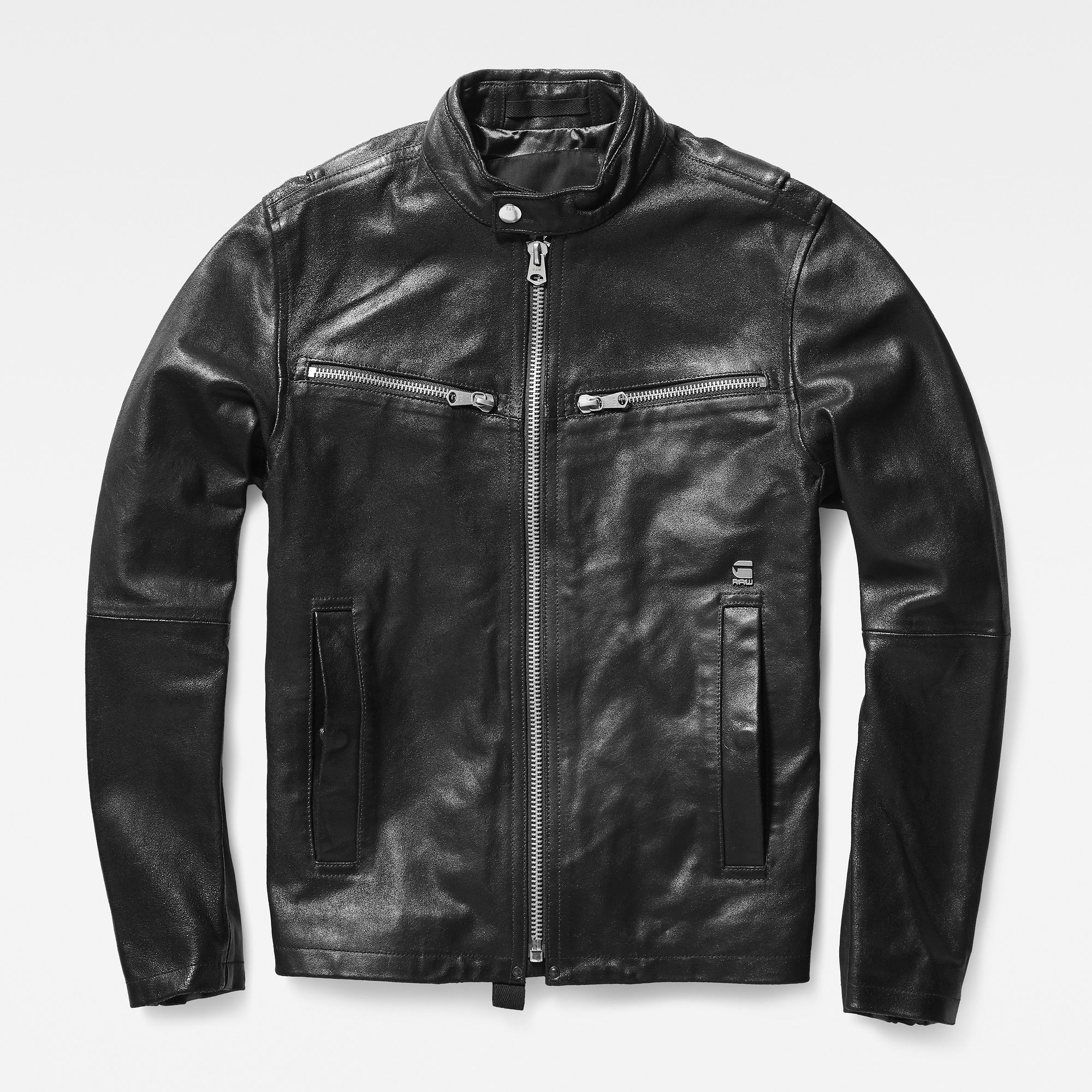 Mower Leather Jacket | black | G-Star Sale Men | G-Star RAW®