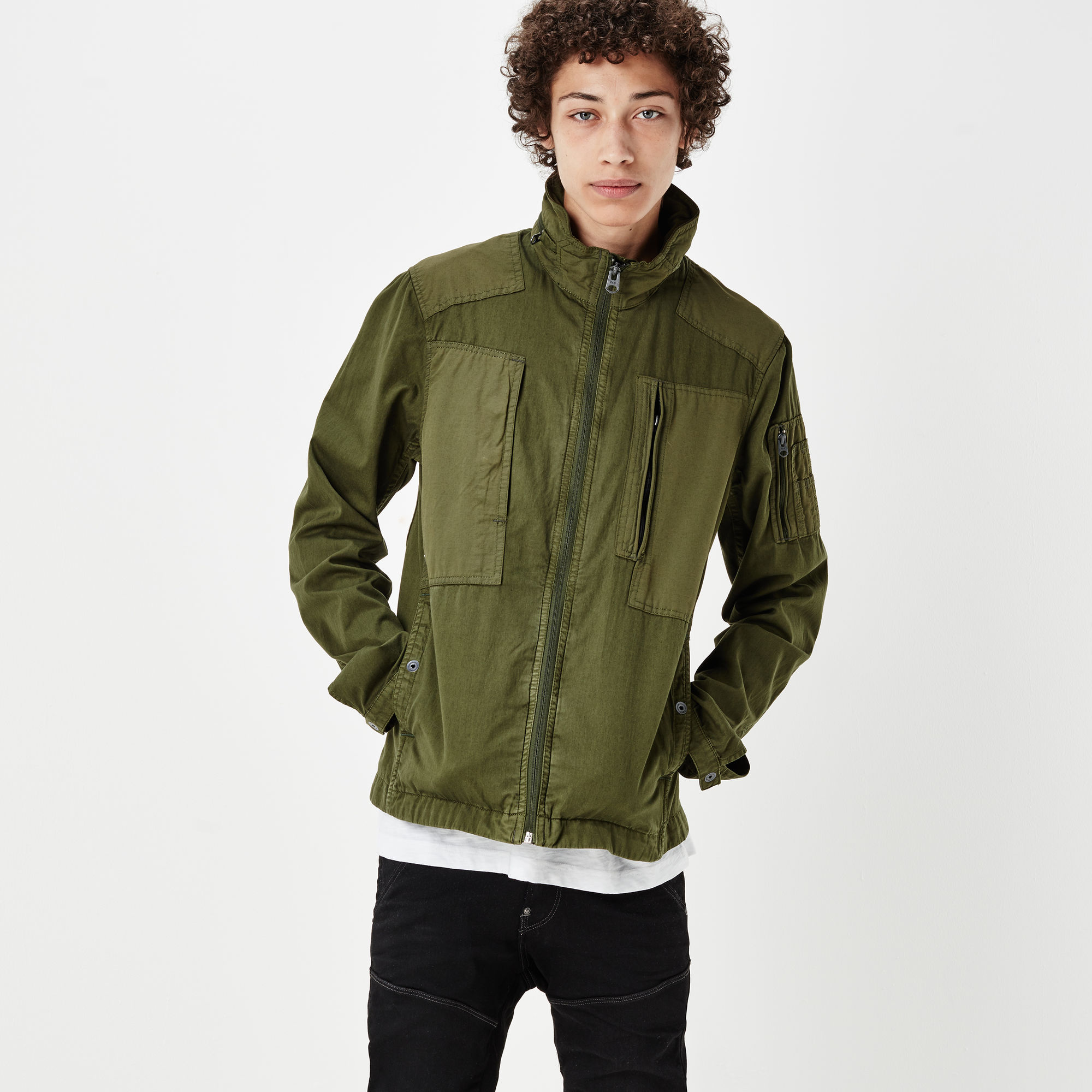 Powel Overshirt | dk bronze green | G-Star RAW®