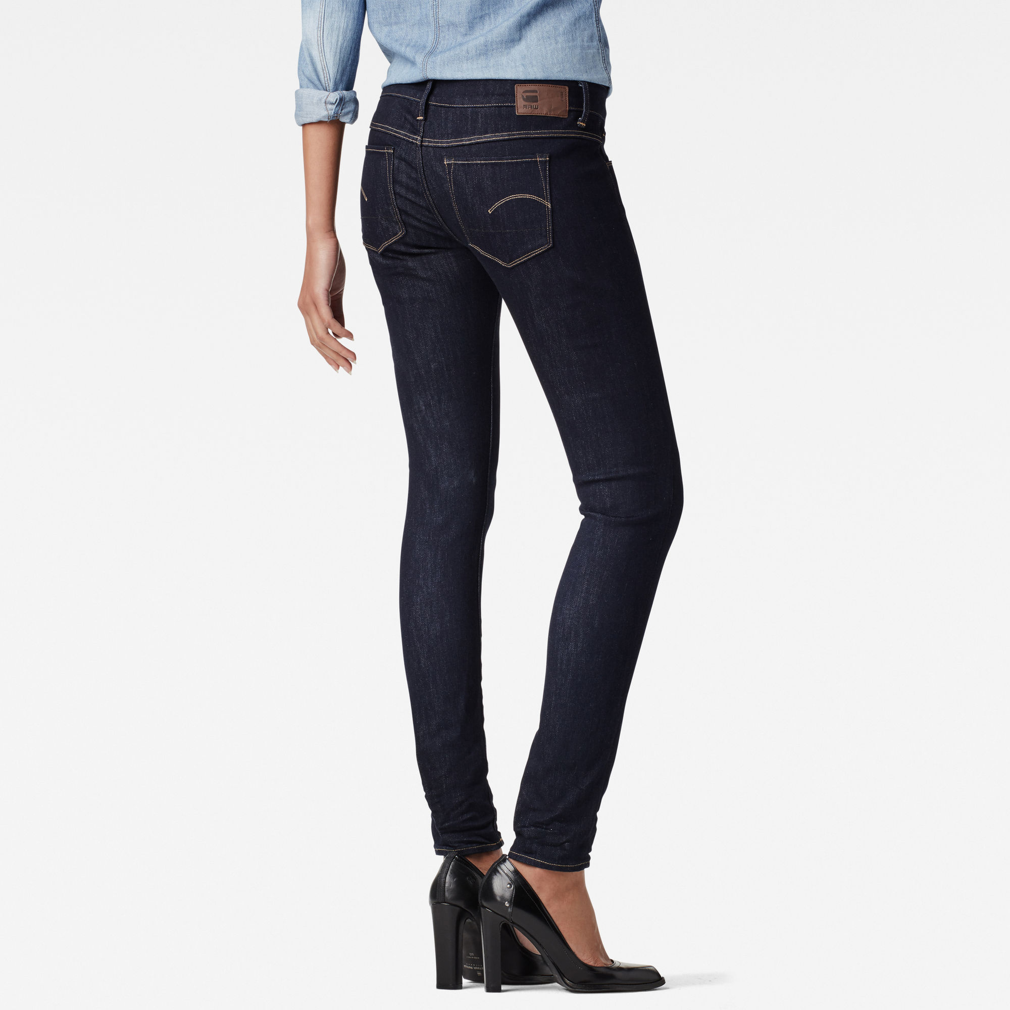 line 8 low super skinny jeans