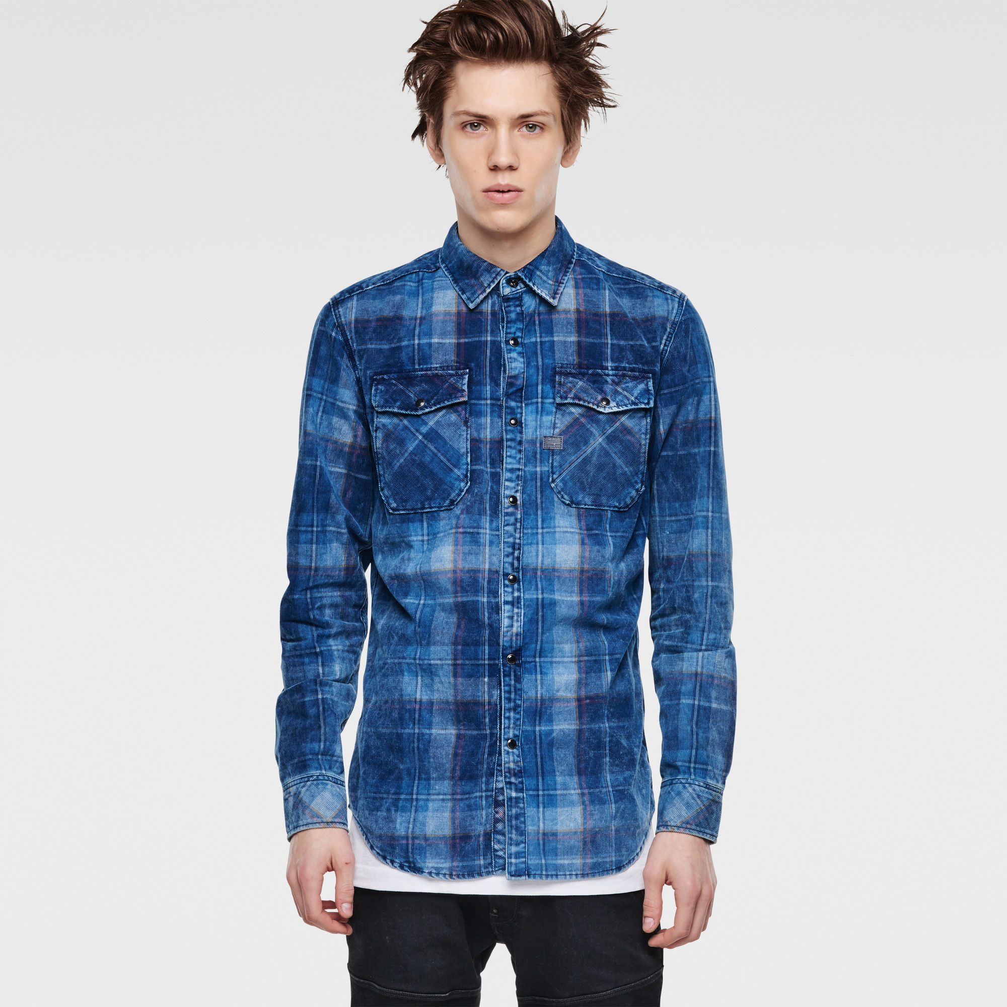 Landoh Long Sleeve Shirt | Rinsed | Men | G-Star RAW®