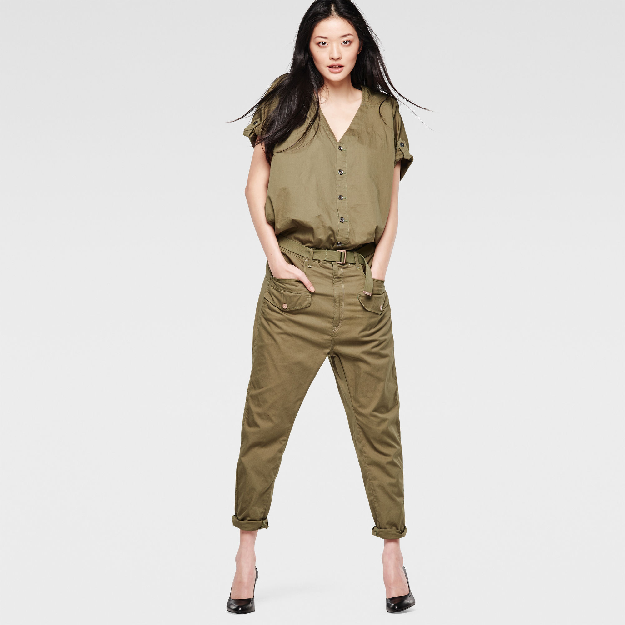 Lorin Jumpsuit Sage Women GStar RAW®