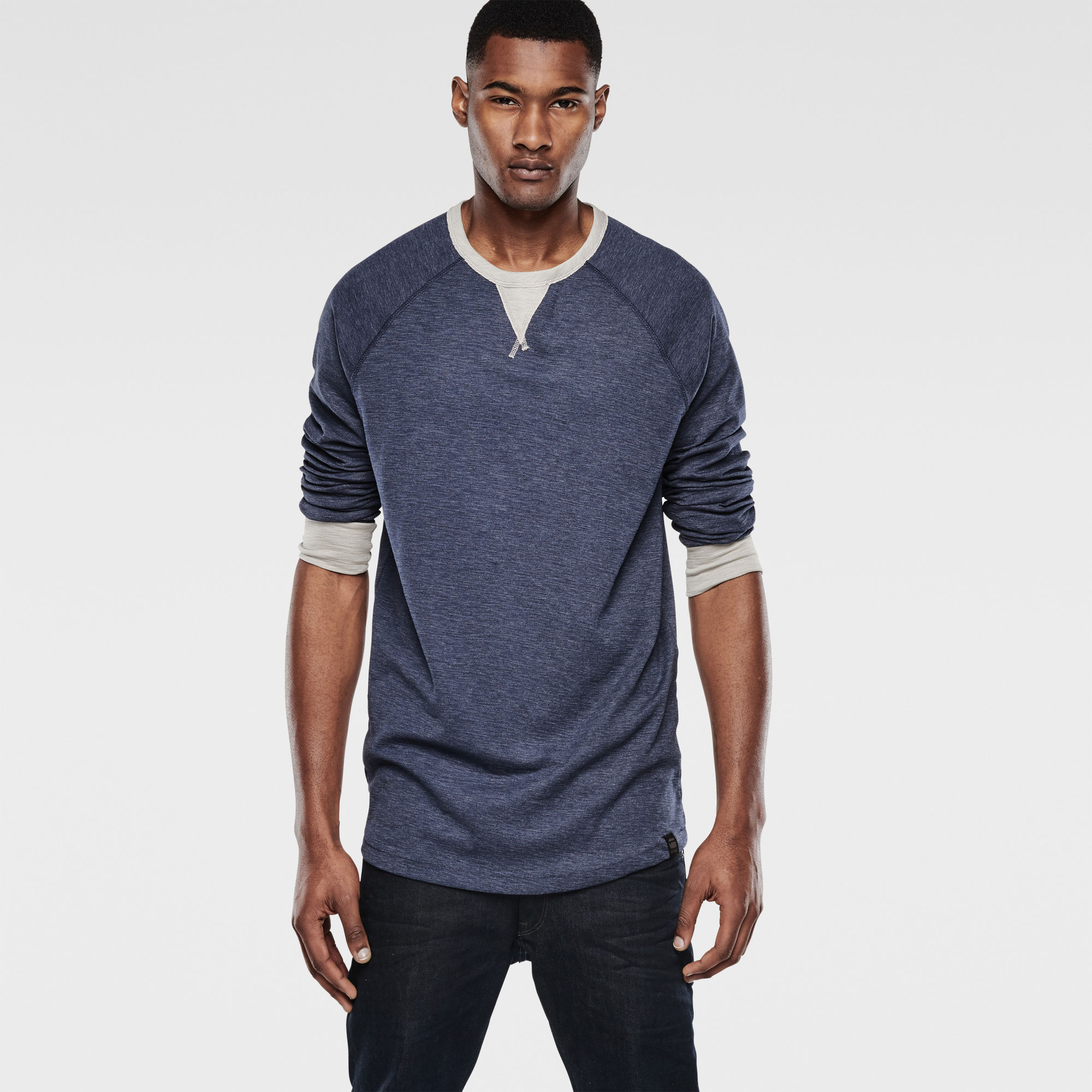 Matmini Sweat | Medium blue | G-Star RAW®