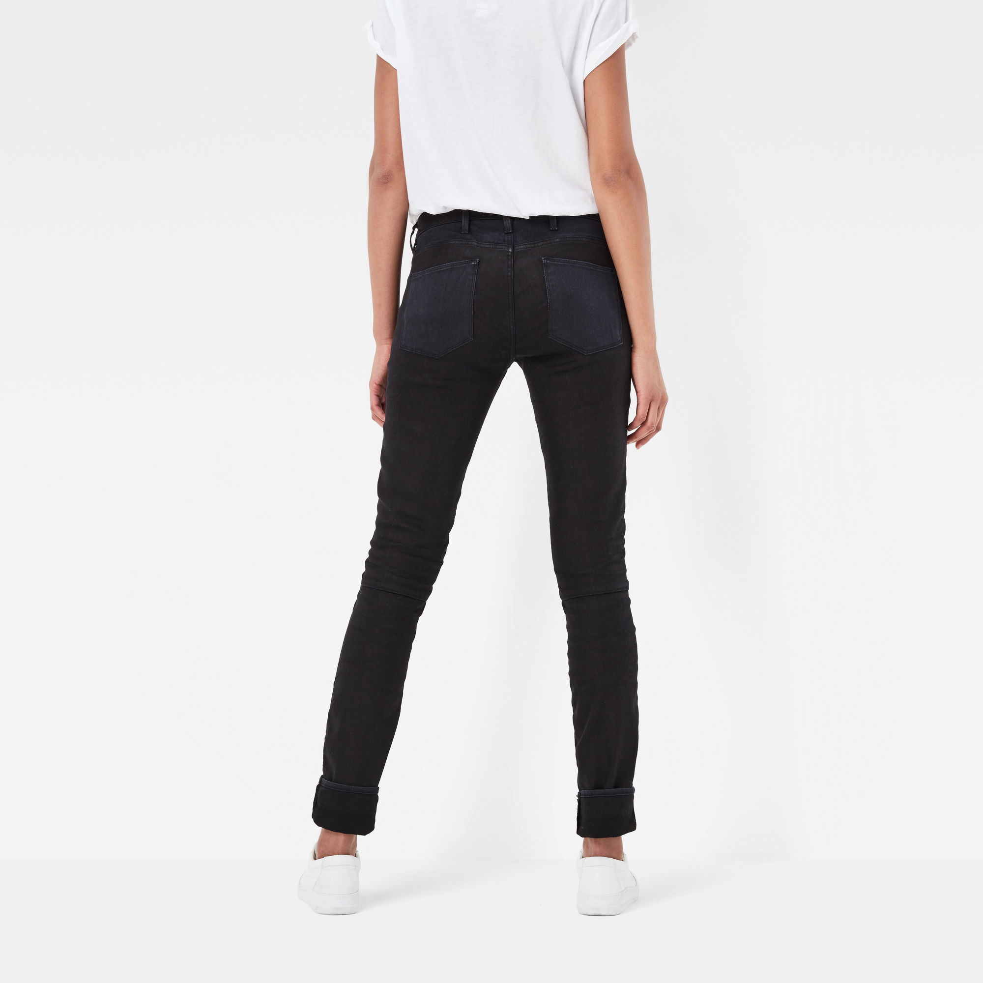 5620 G-Star Elwood Custom Mid Waist Skinny Jeans | G-Star RAW®