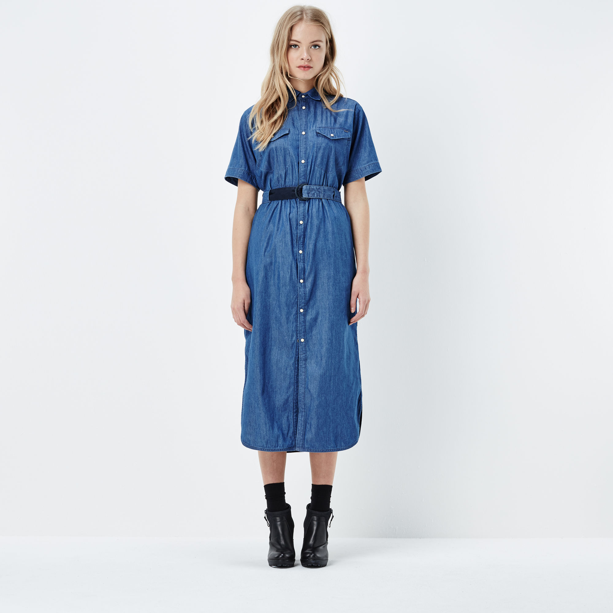 Maxi Dress rinsed GStar Sale Women GStar RAW®