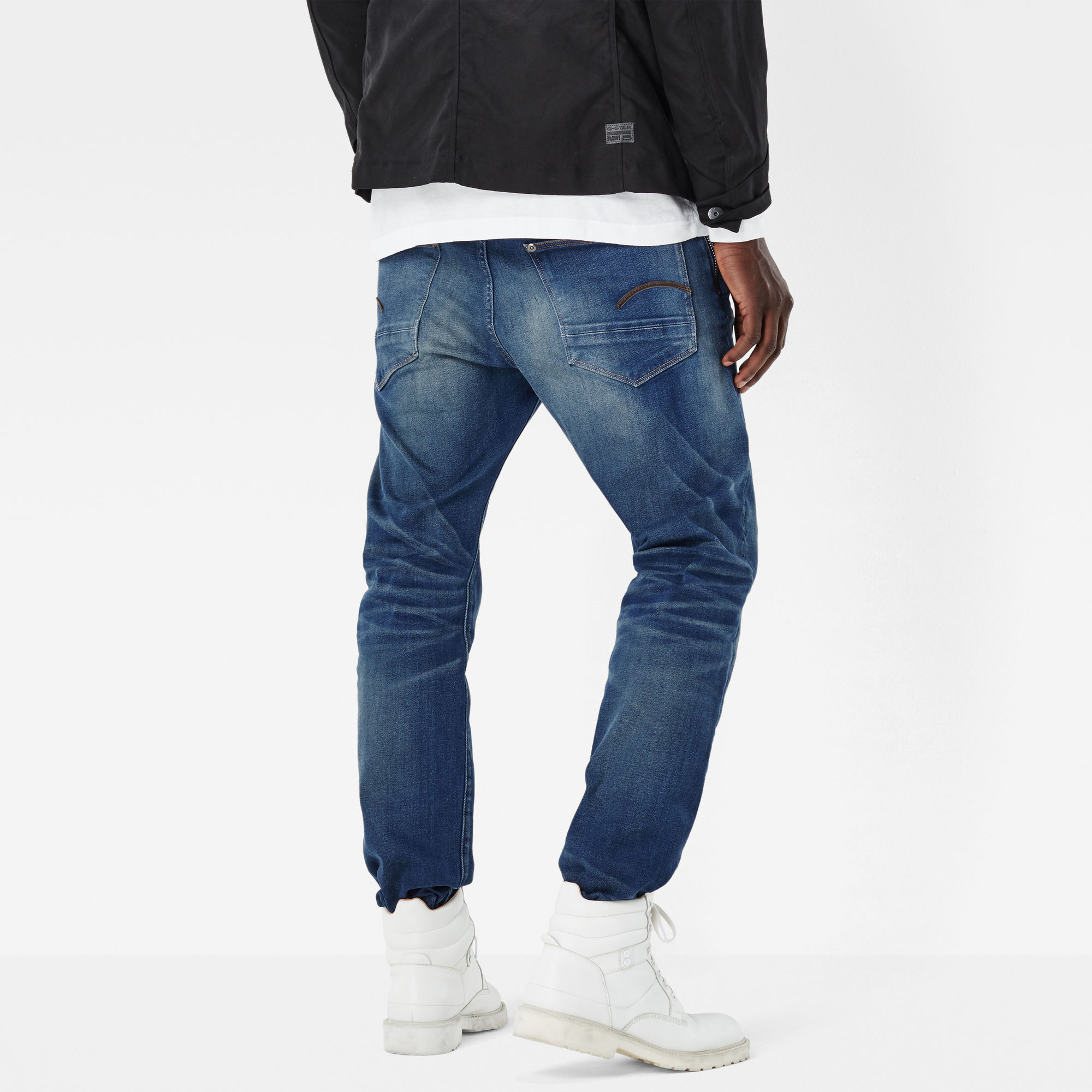 Revend Zip Straight Jeans Medium blue GStar RAW®