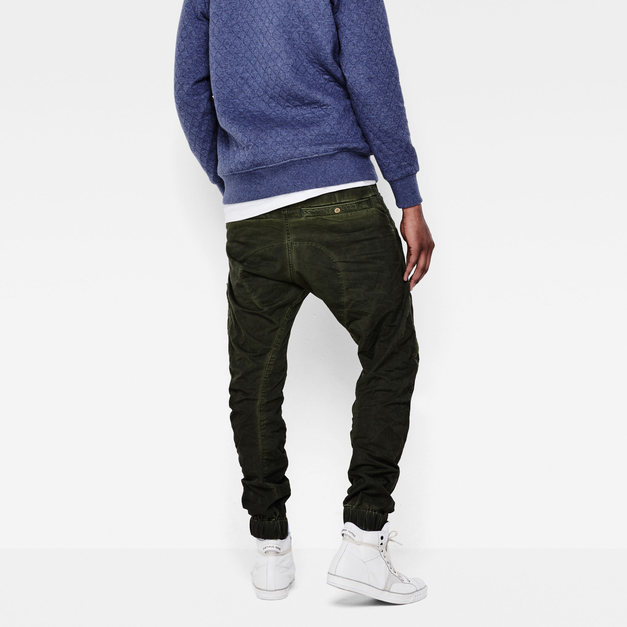 tapered cuffed pants