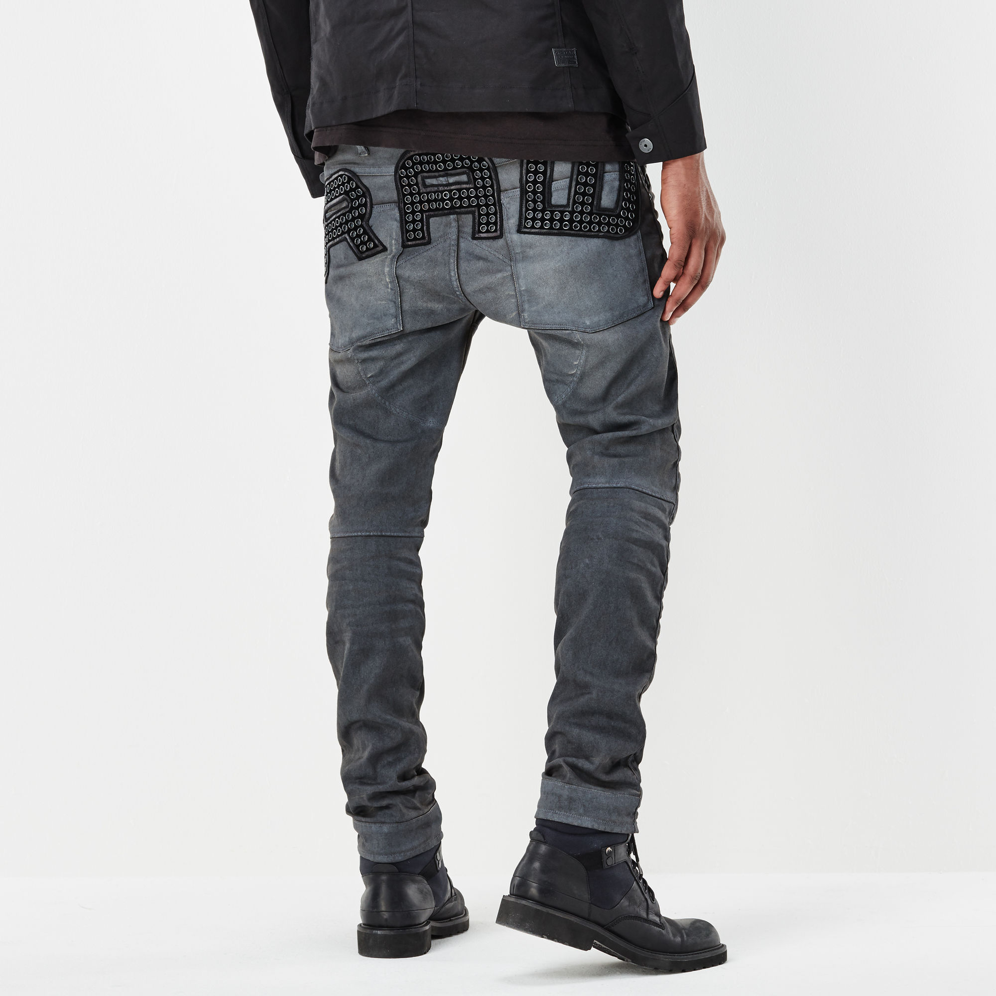 5620 3D Slim Studs Jeans | Grey | G-Star RAW®