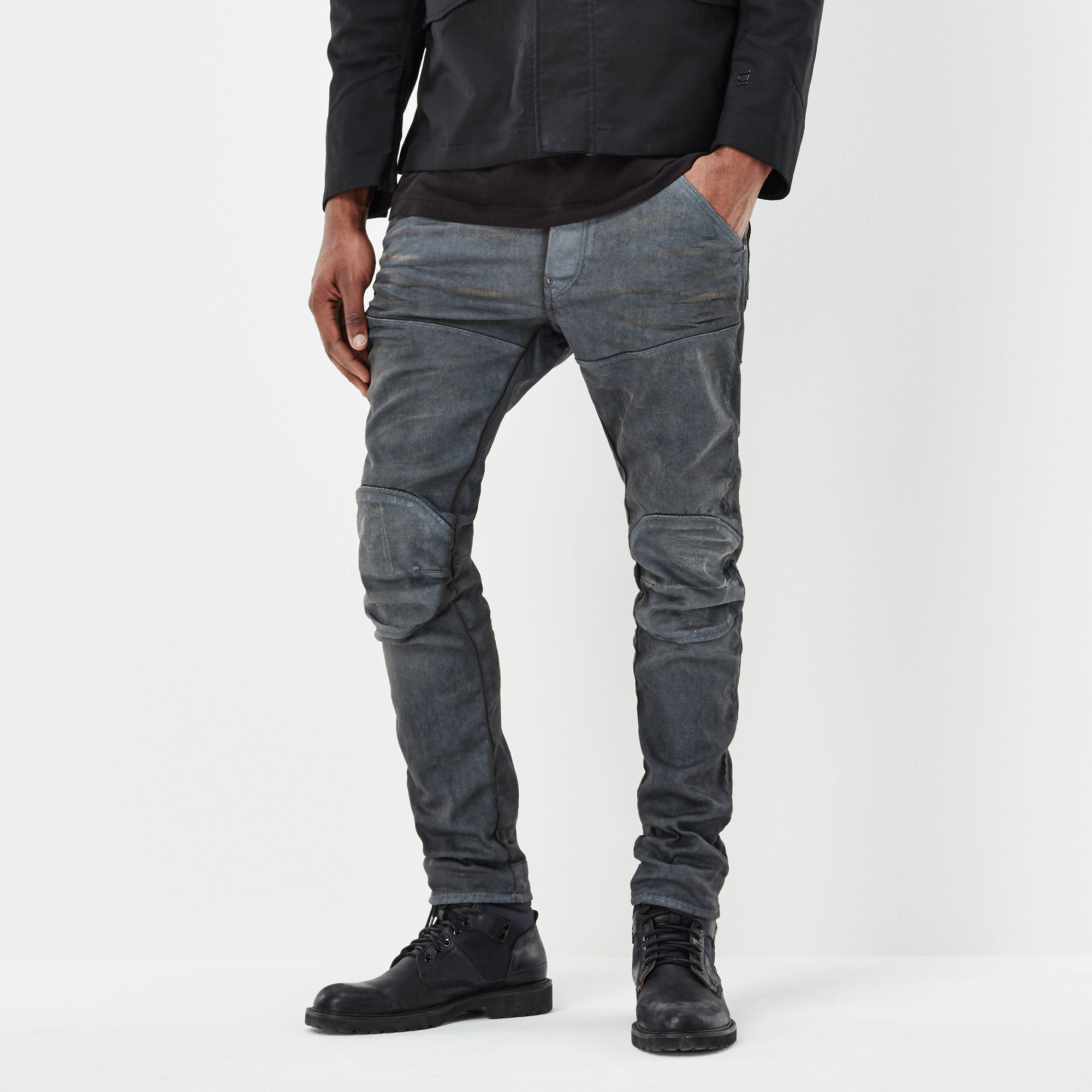 5620 3D Slim Studs Jeans | Grey | G-Star RAW®