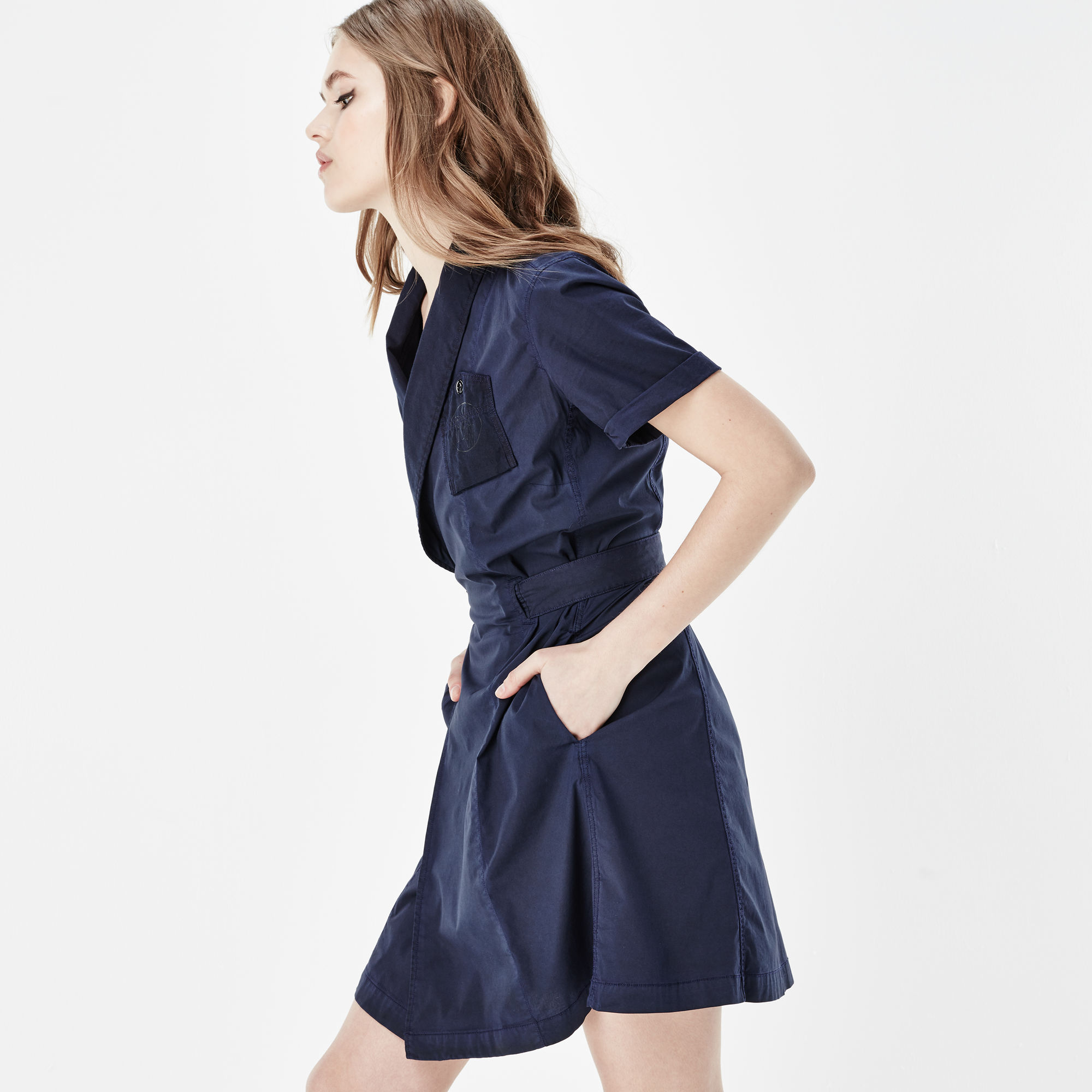 RAW Utility Wrap Dress Donkerblauw GStar RAW®
