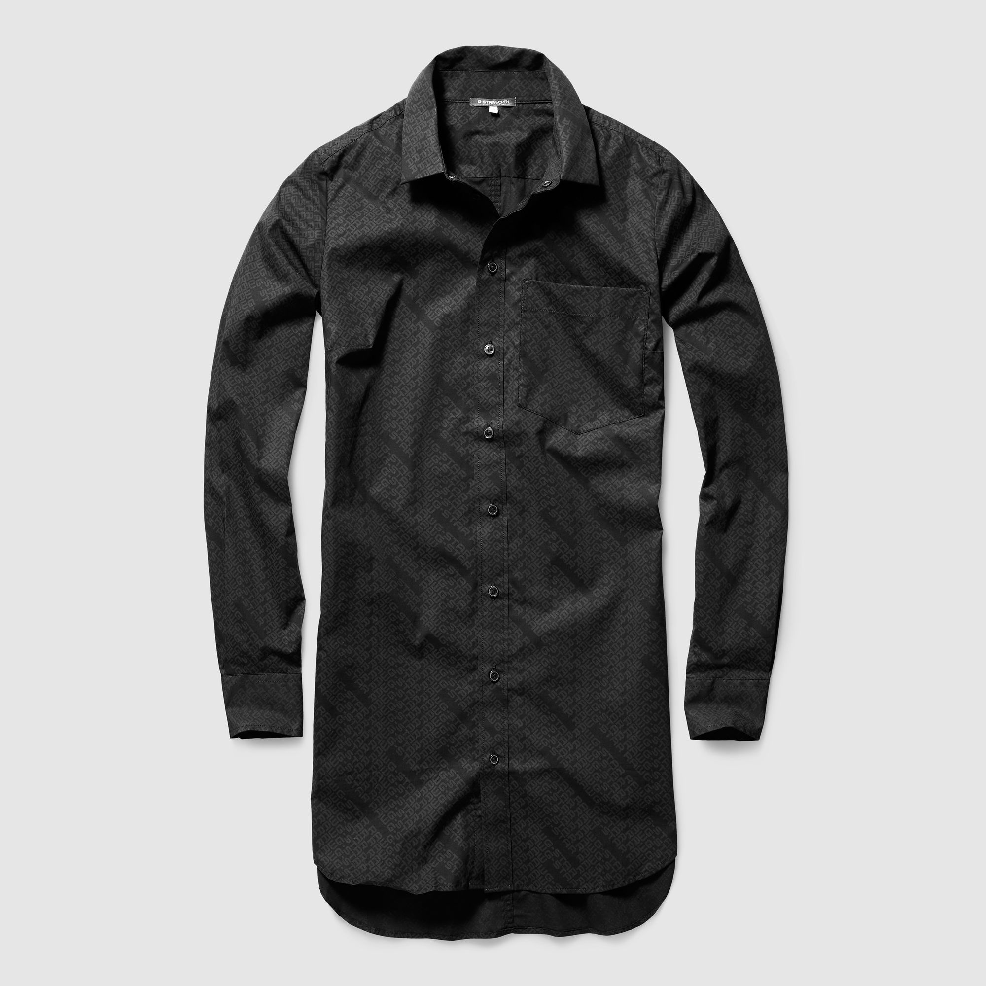 elongated cut shirt