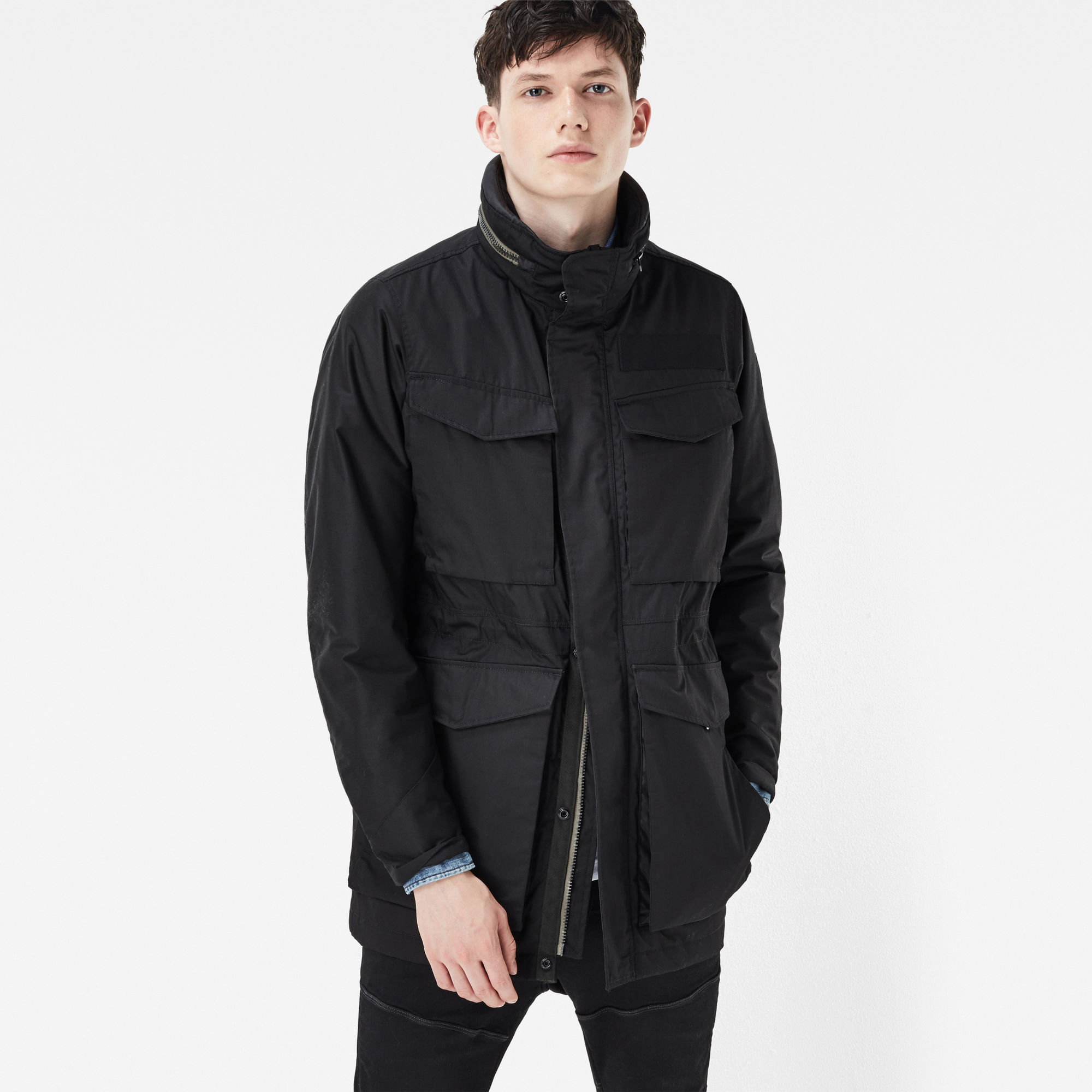 Vodan Long Field Jacket | Black | G-Star RAW®