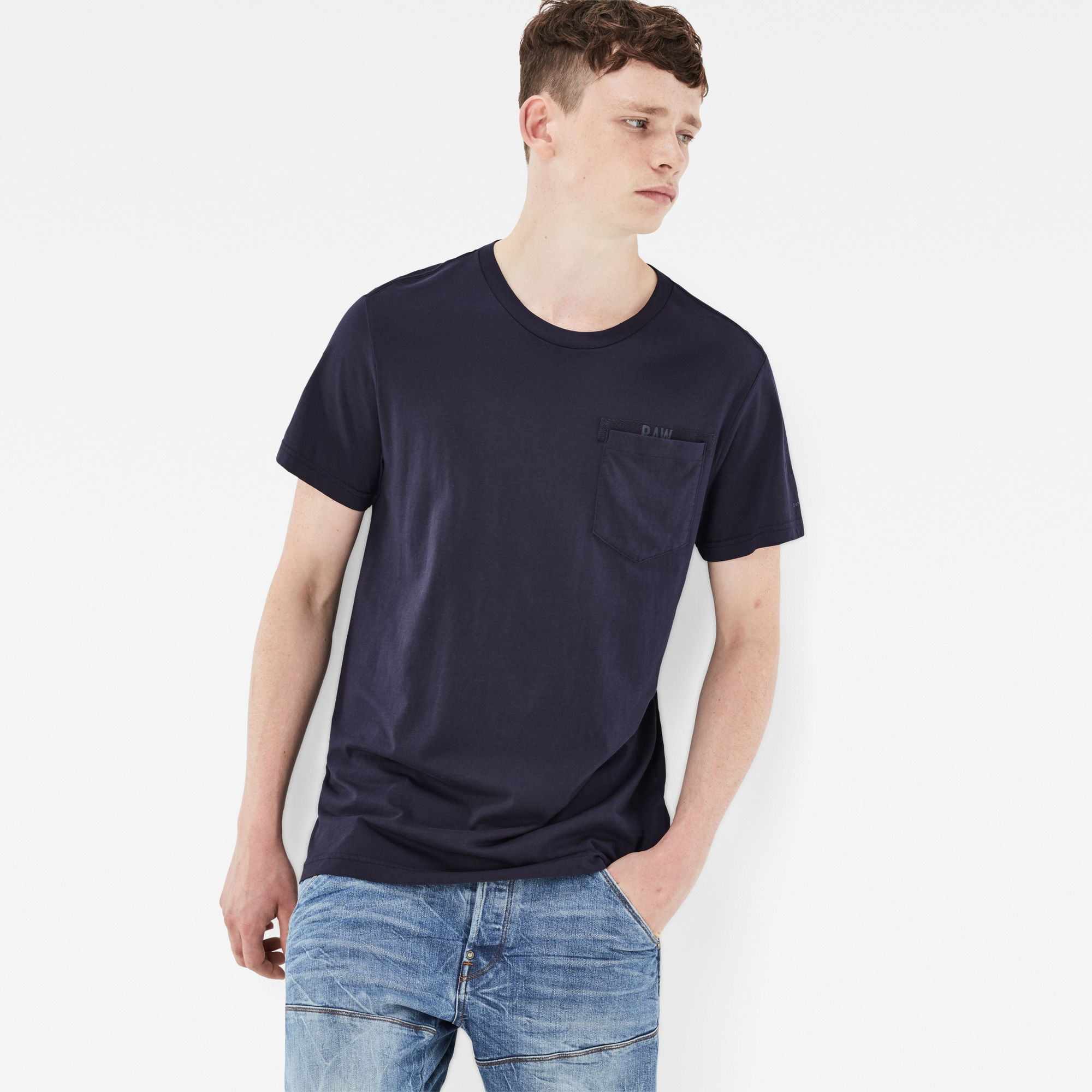 Classic Regular Pocket T-Shirt | Dark blue | G-Star RAW®