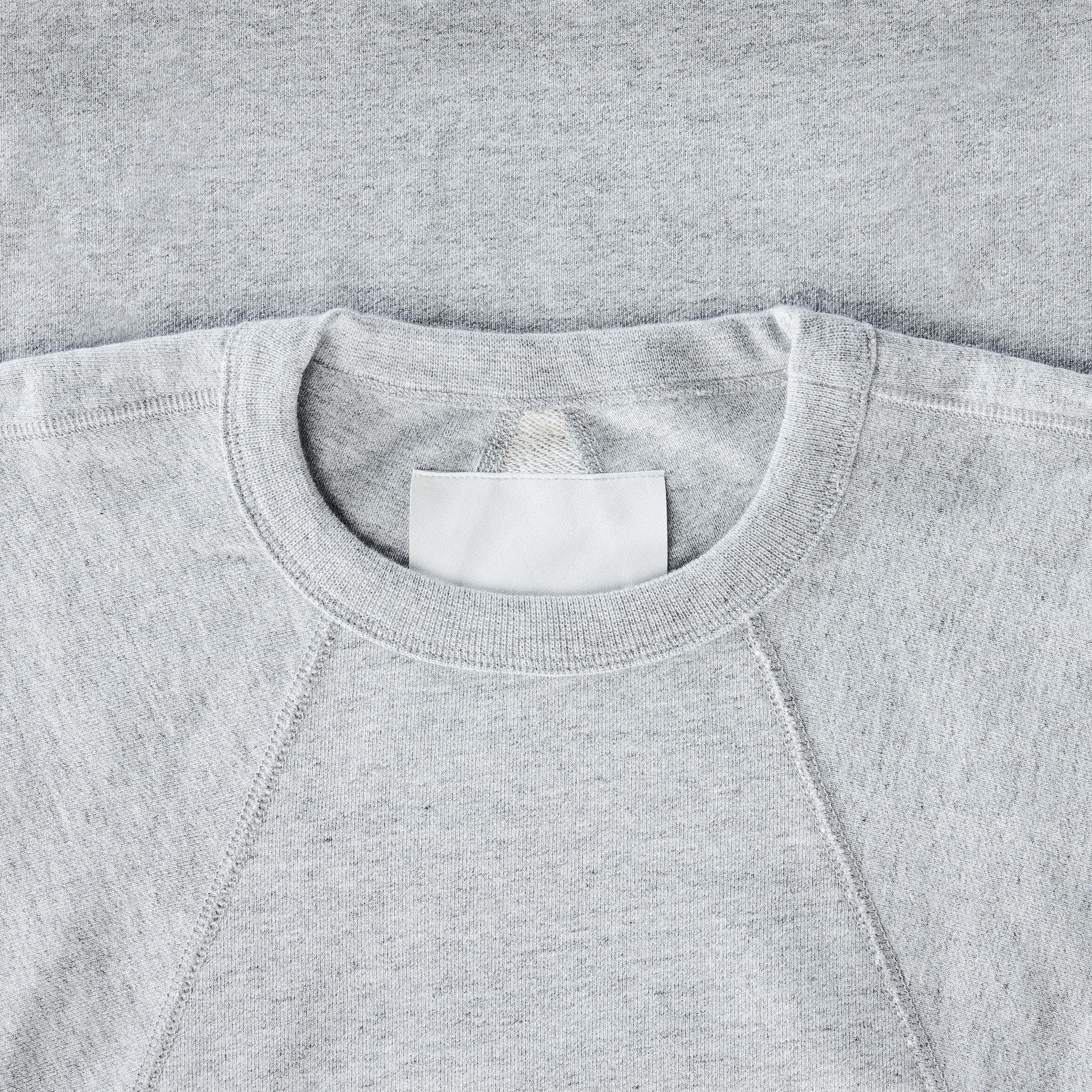 Marc Newson Leather Patch Sweater | Grey Heather | G-Star RAW®