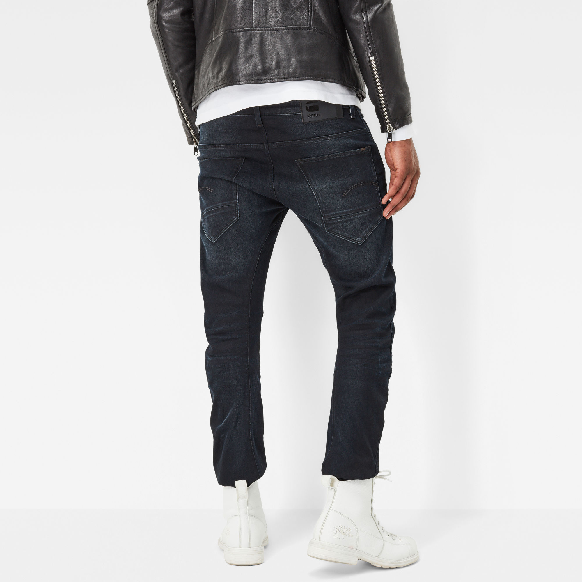 g star arc 3d slim jeans dark aged