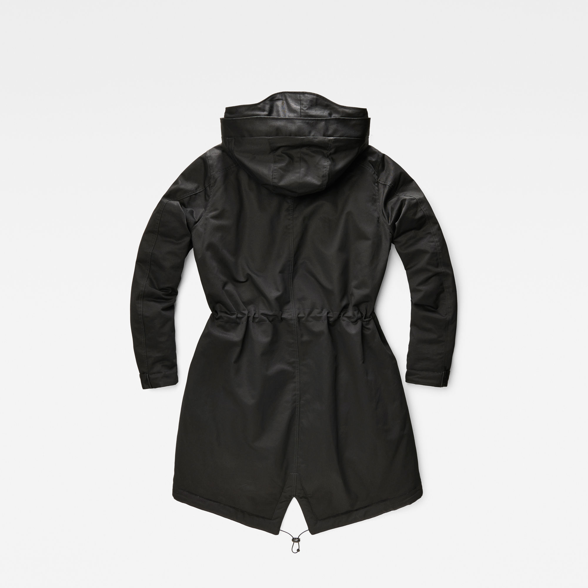 hooded boyfriend coat