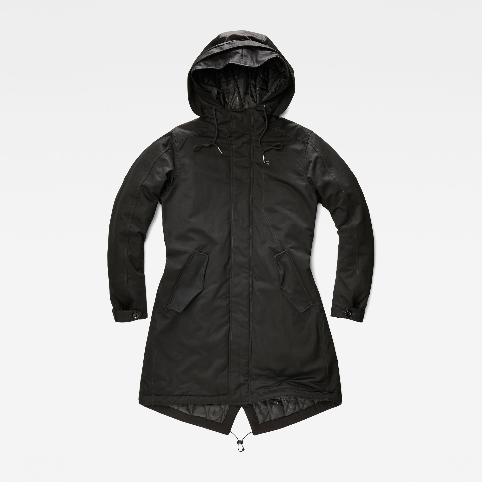 hooded boyfriend coat
