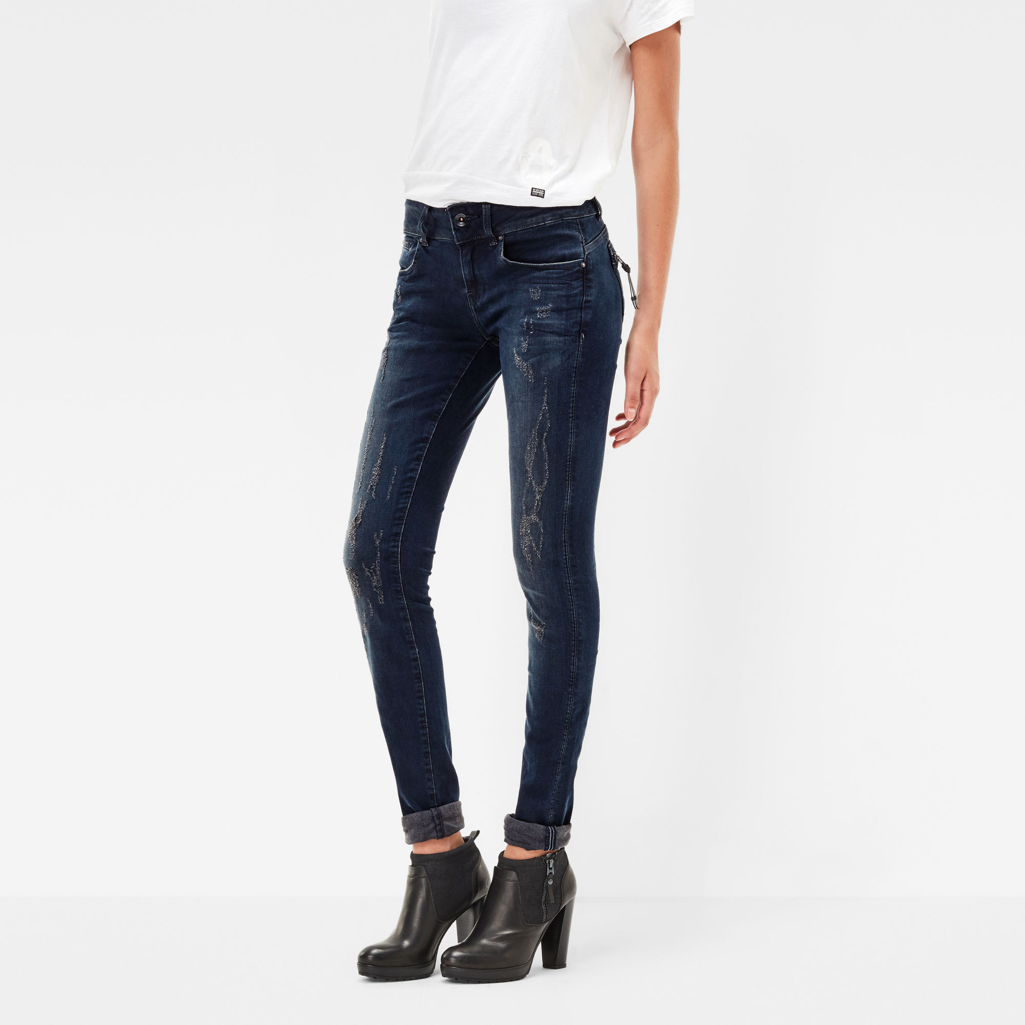 Midge Cody Mid Waist Skinny Jeans | G-Star RAW®