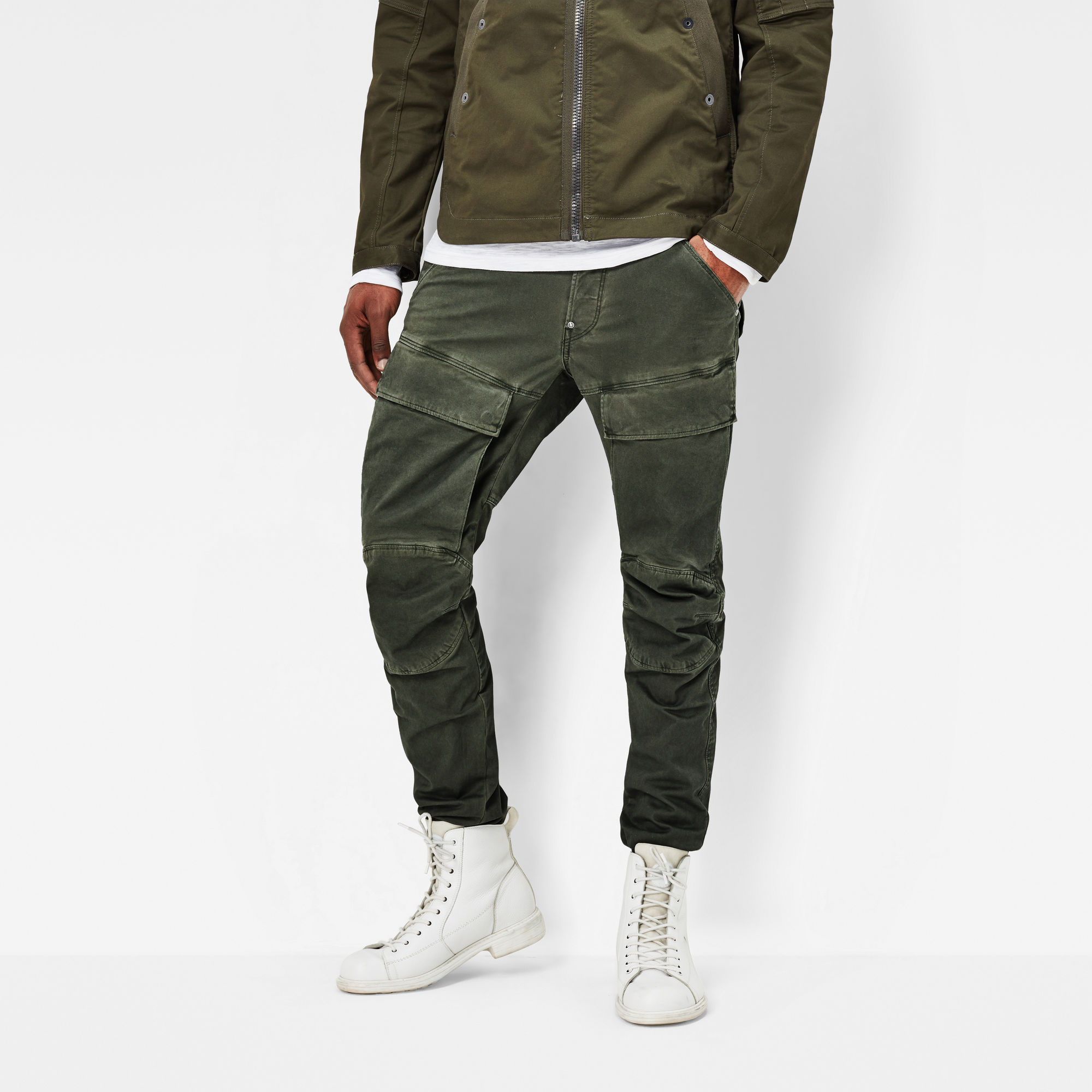 g star front pocket slim cargo pants