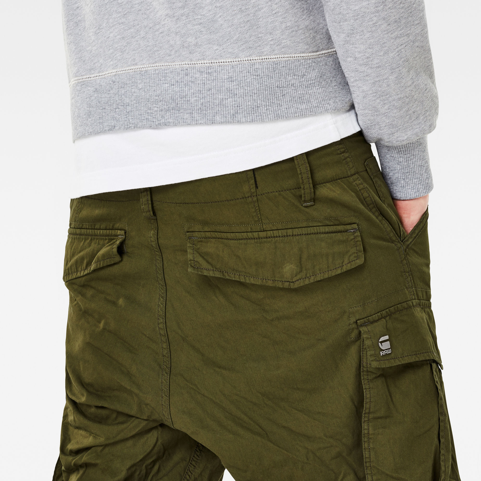 Rovic Loose 1/2 Length Shorts | Forest Night | G-Star RAW®