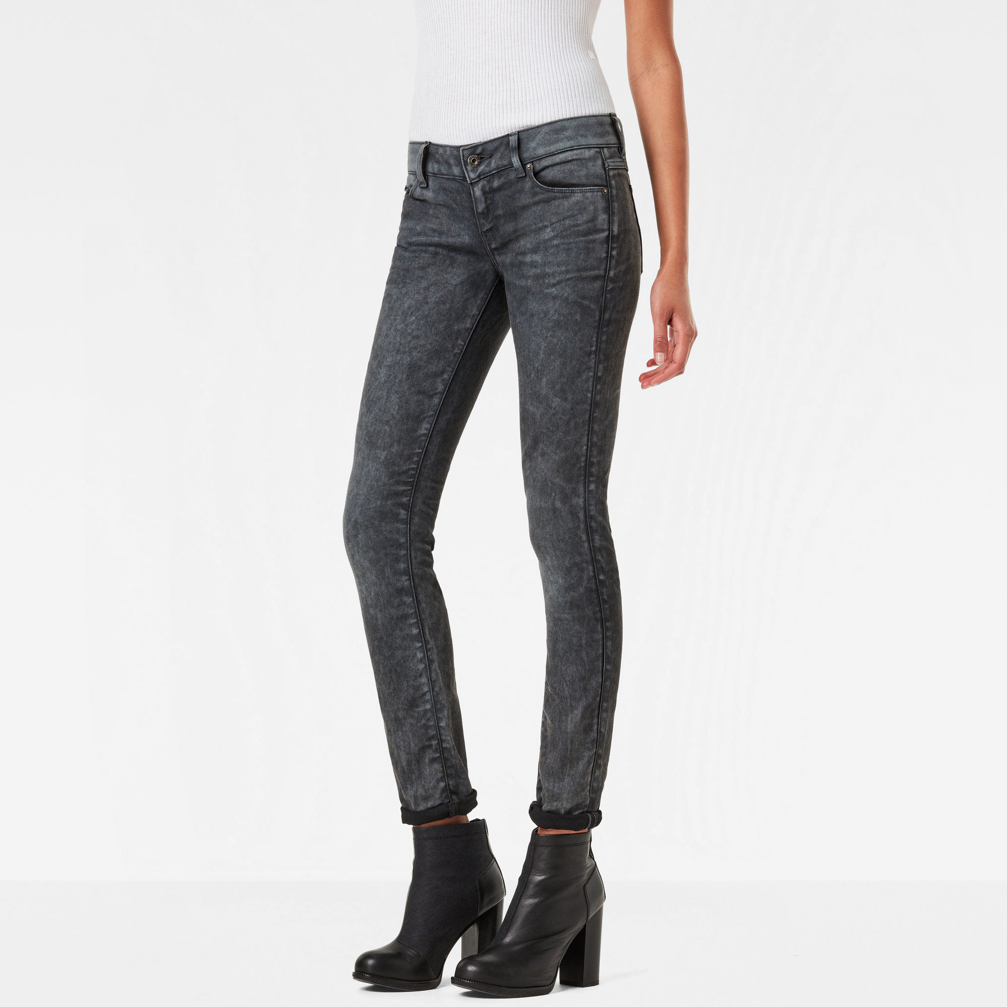 line 8 low super skinny jeans