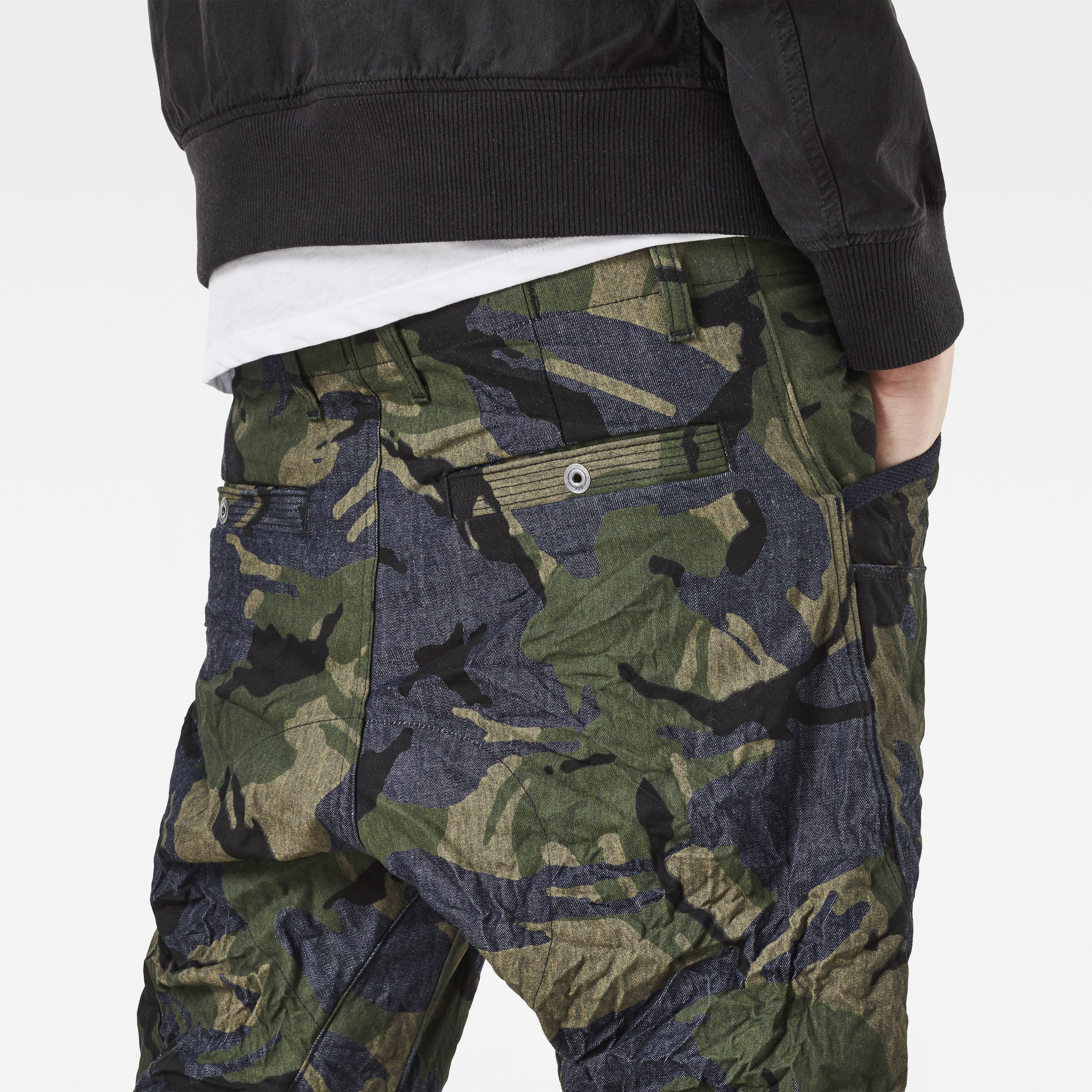 tapered cuffed pants