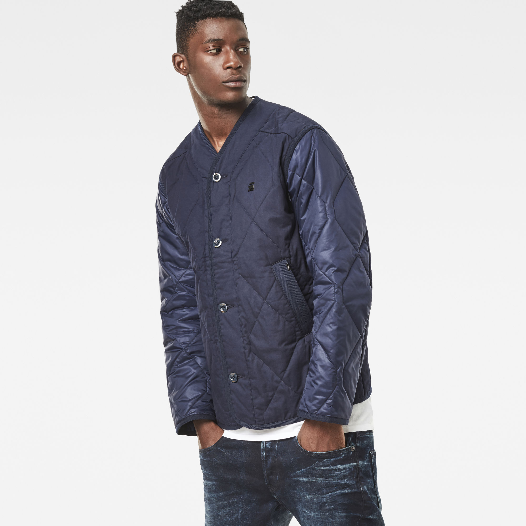 marine layer quilted overshirt