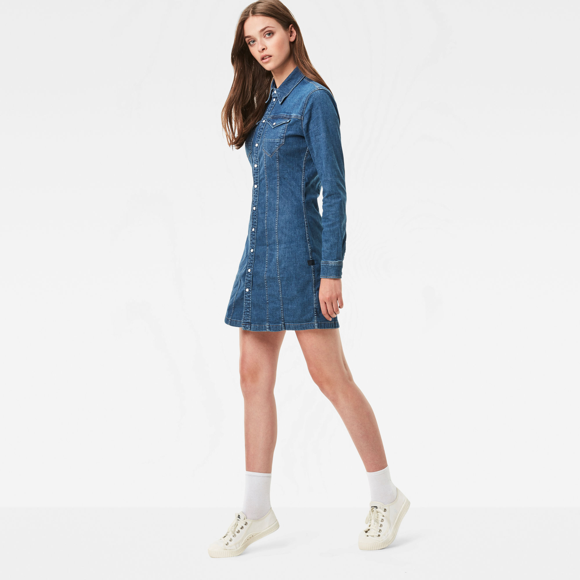 Slim Dress Mittelblau GStar RAW®