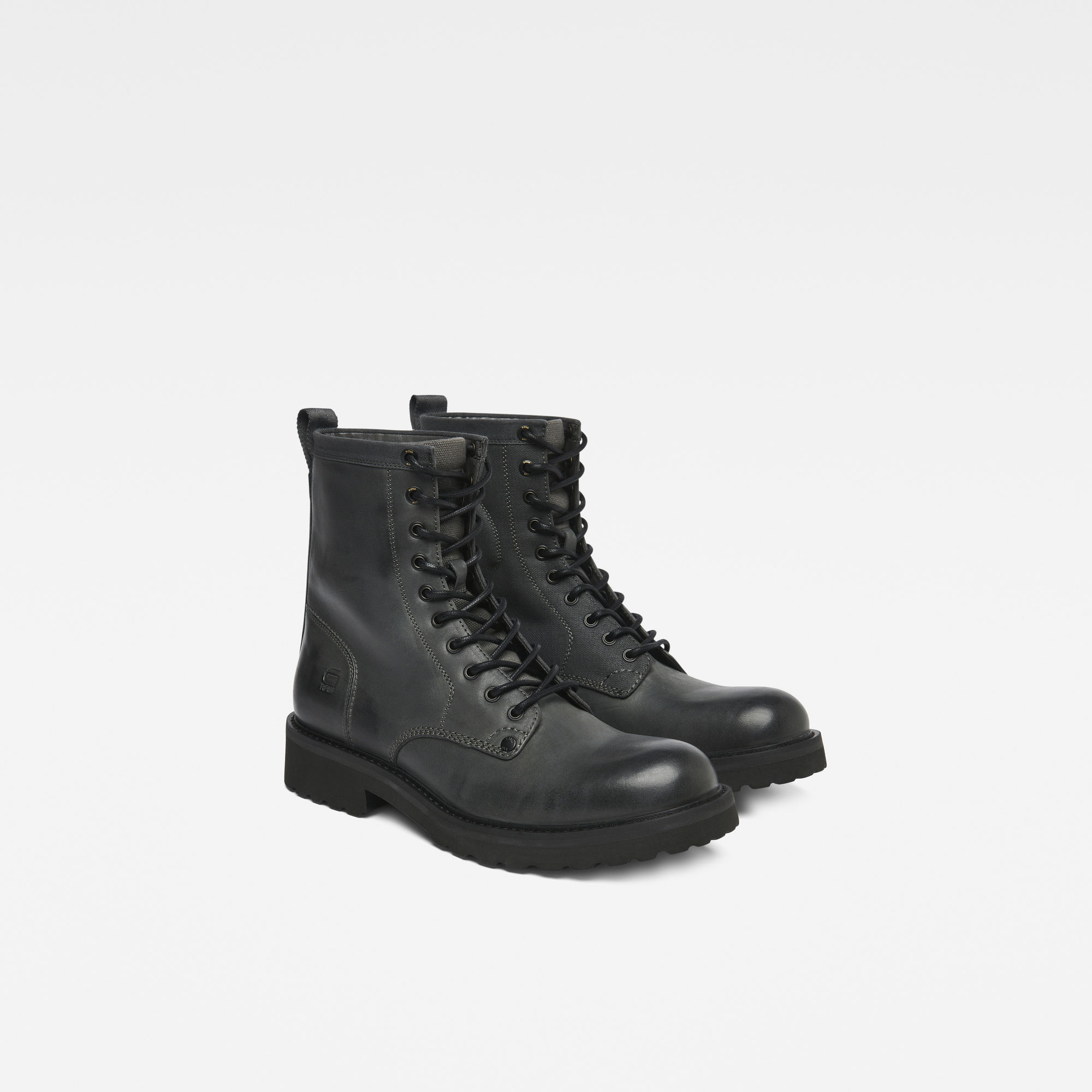 deconstructed lace boot