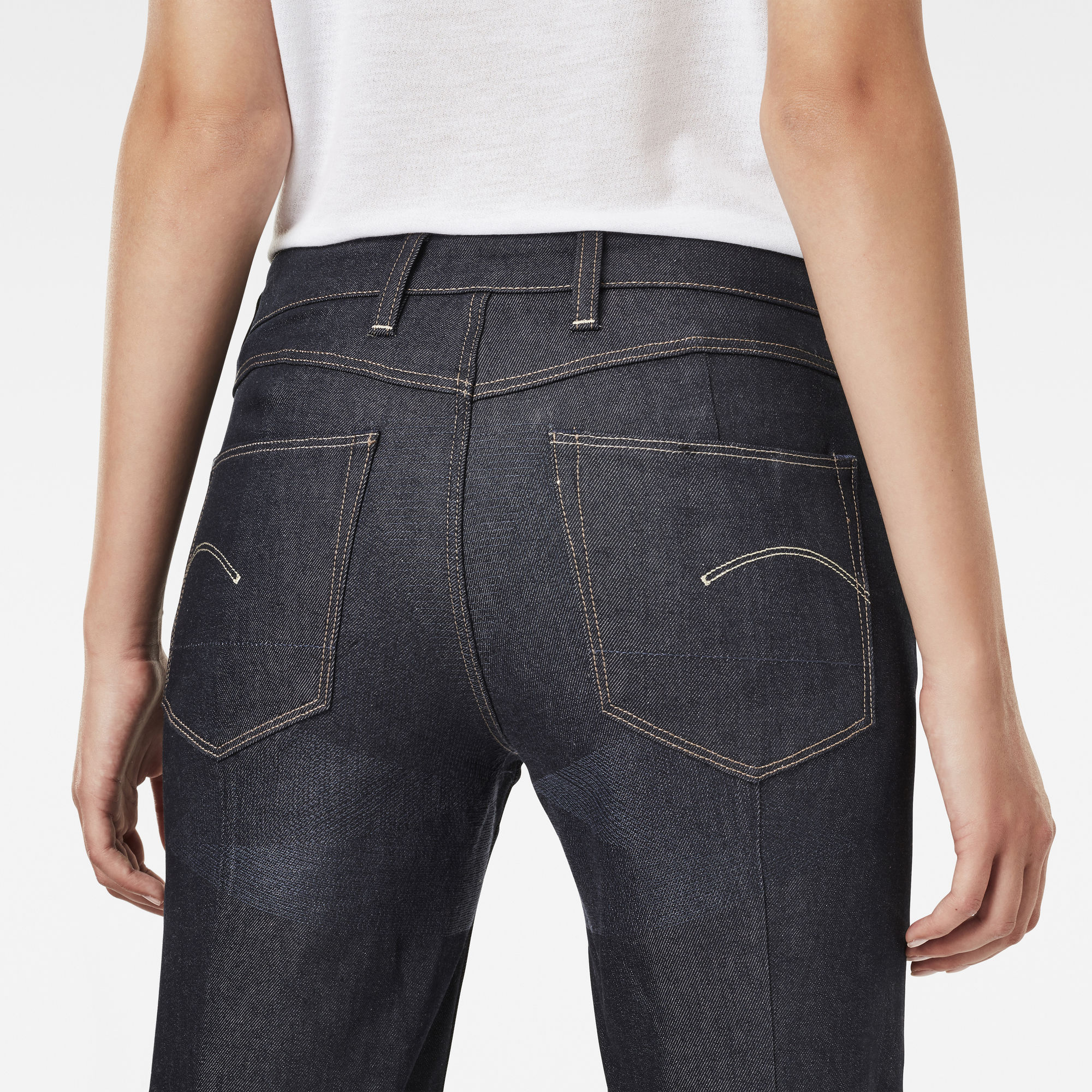 Lanc 3D High Waist Straight Prestored Jeans | G-Star RAW®