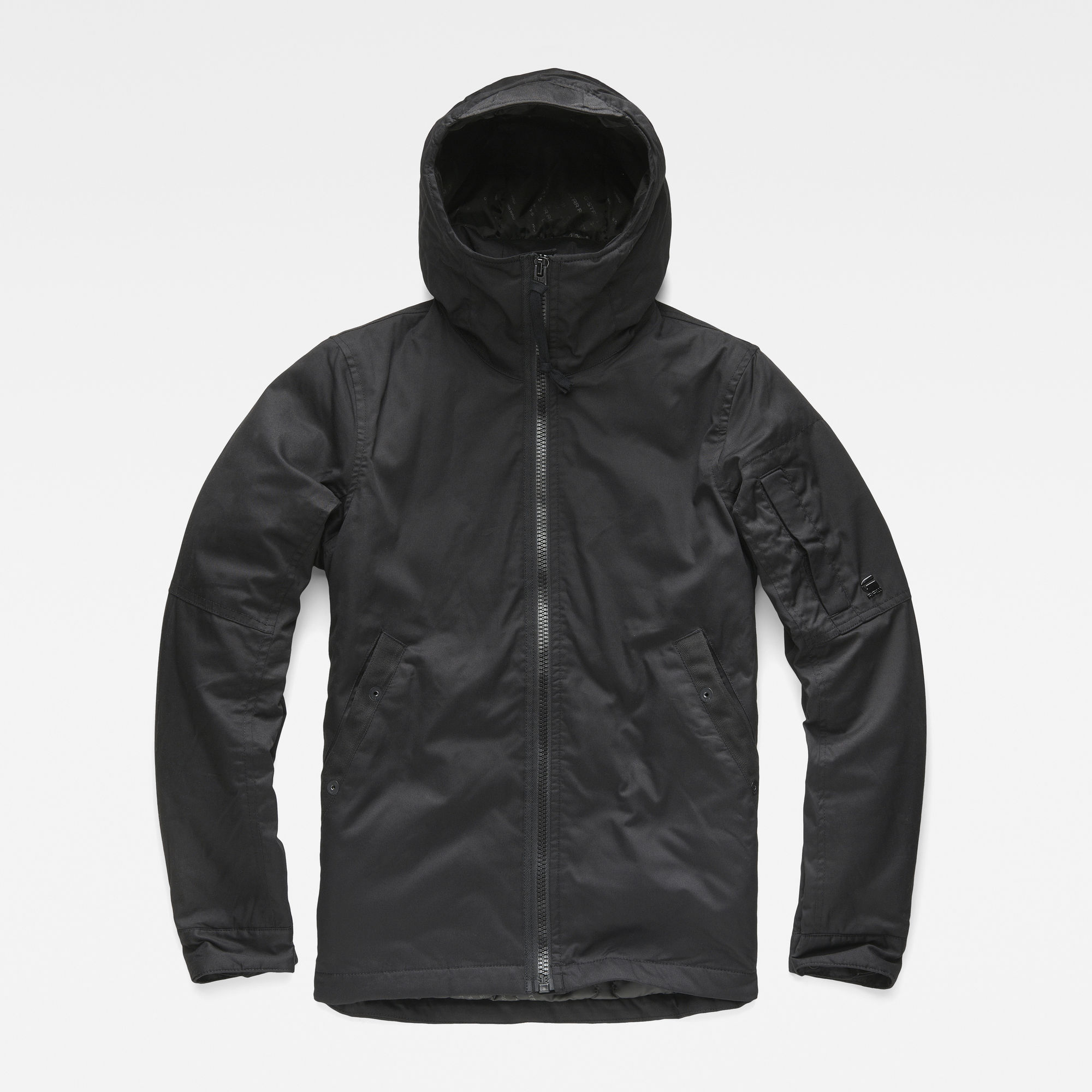 batt hooded overshirt