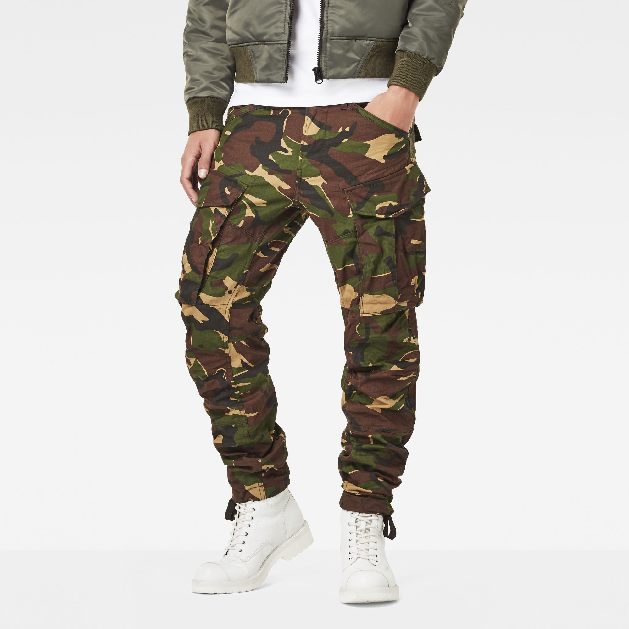 Rovic 3d tapered pants | Woodland Camouflage Print | G-Star RAW®