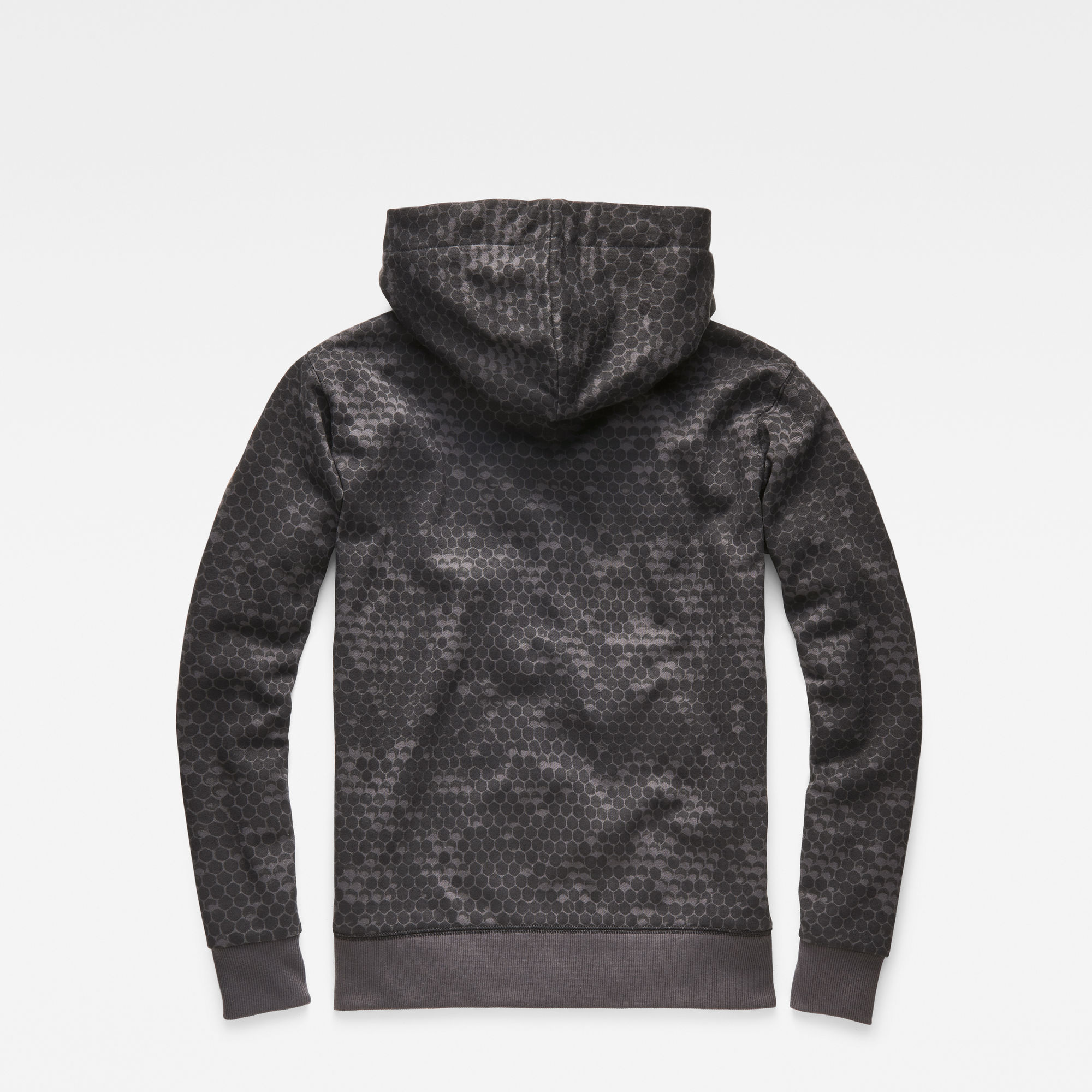 Core Hoc Hooded Zip Sweater | Grey | G-Star RAW®
