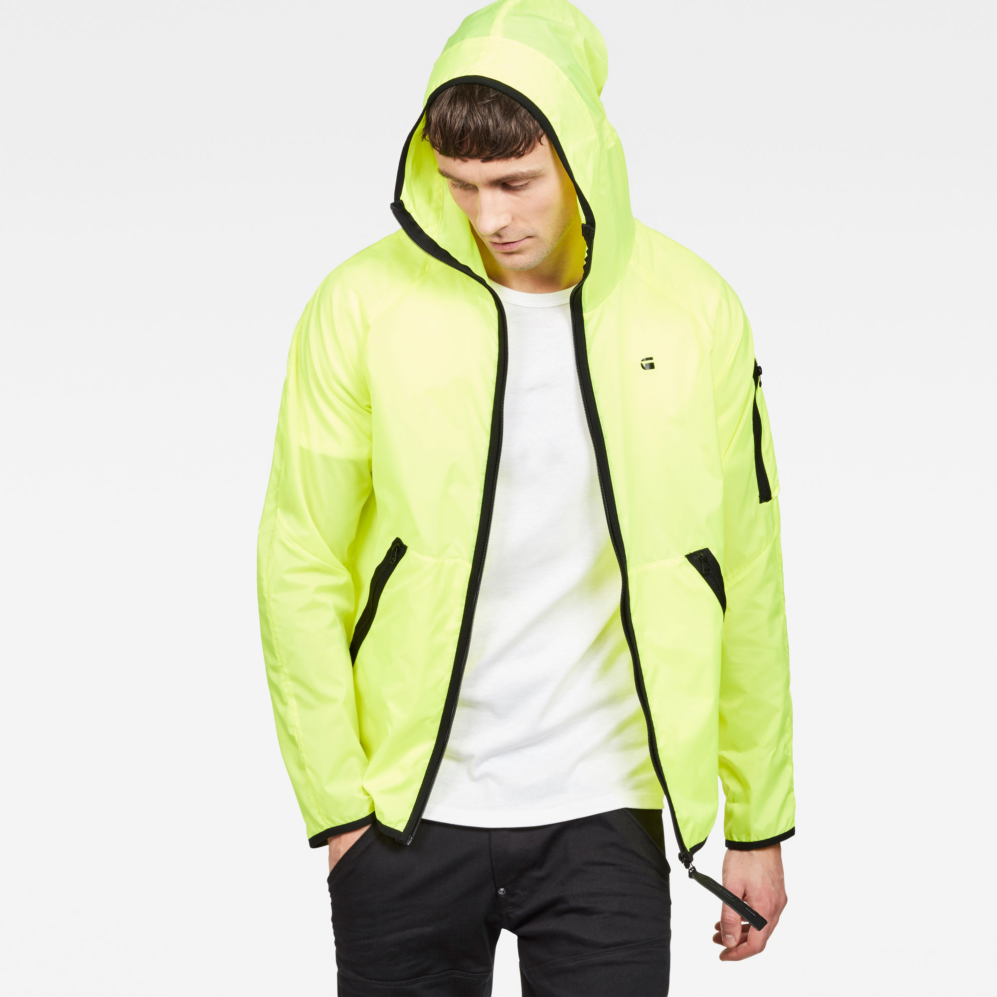 Strett Hooded Jacket | Yellow | G-Star RAW® US