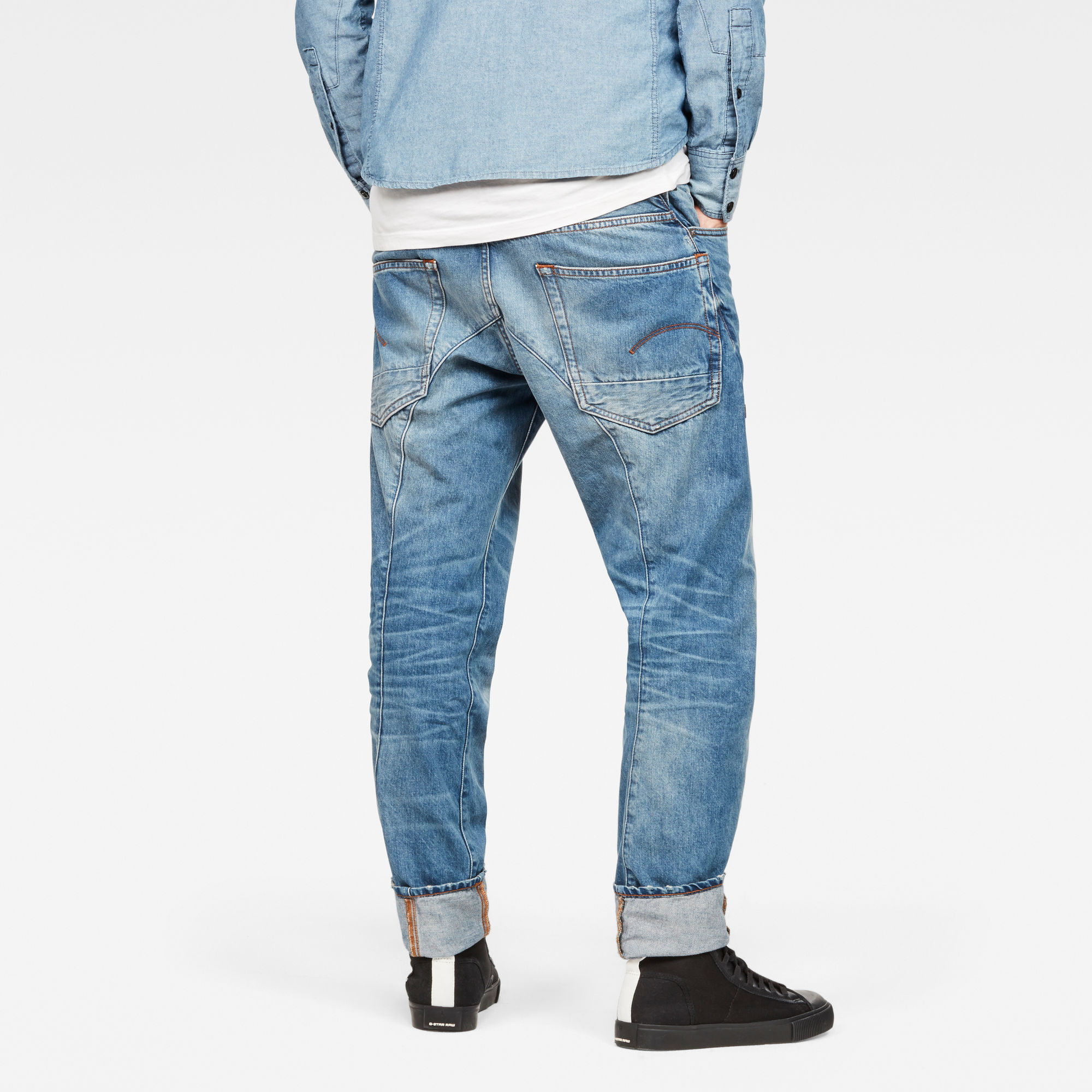 Lanc 3D Tapered Jeans | Medium blue | G-Star RAW®
