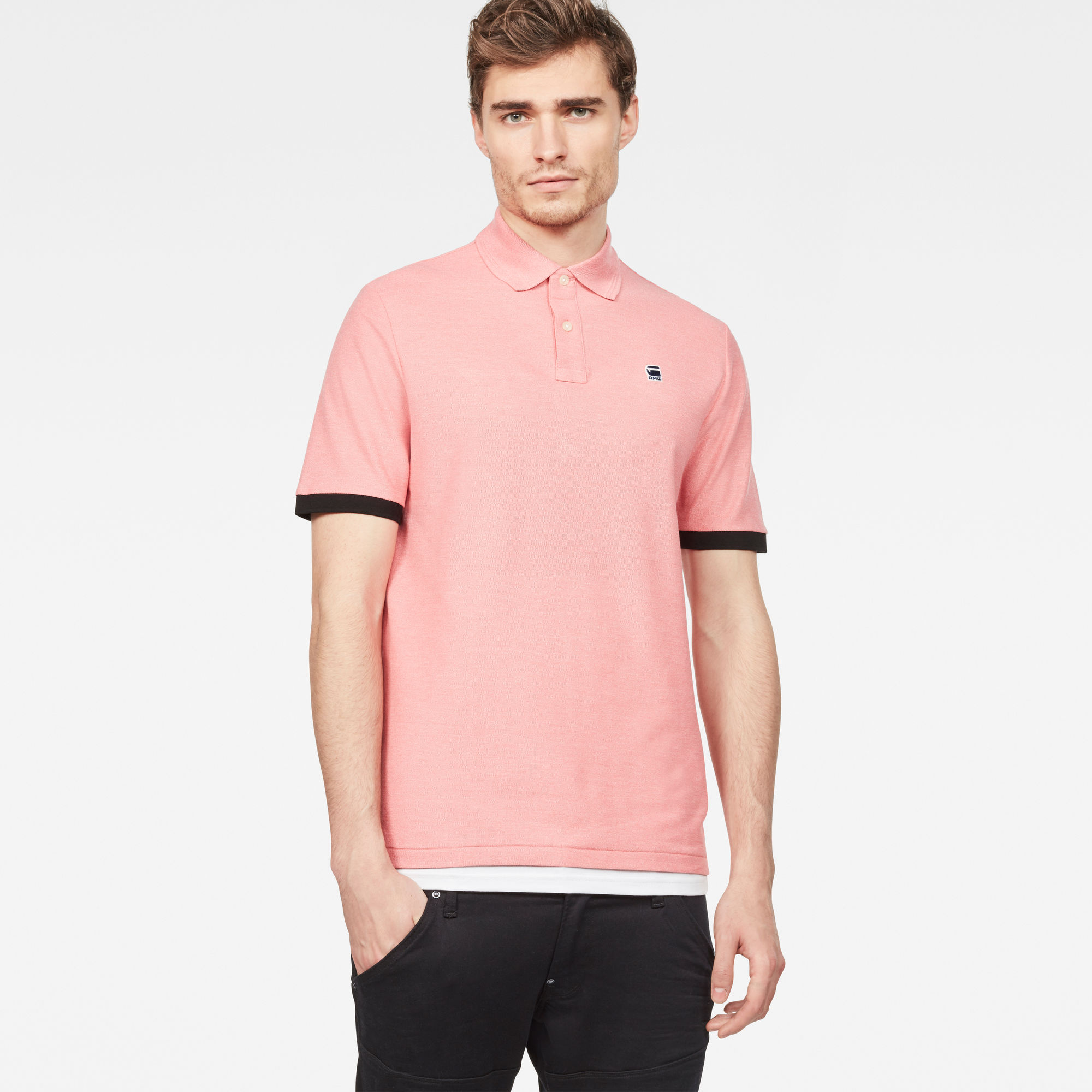 Raw Correct Core Polo | Pink | G-Star RAW®