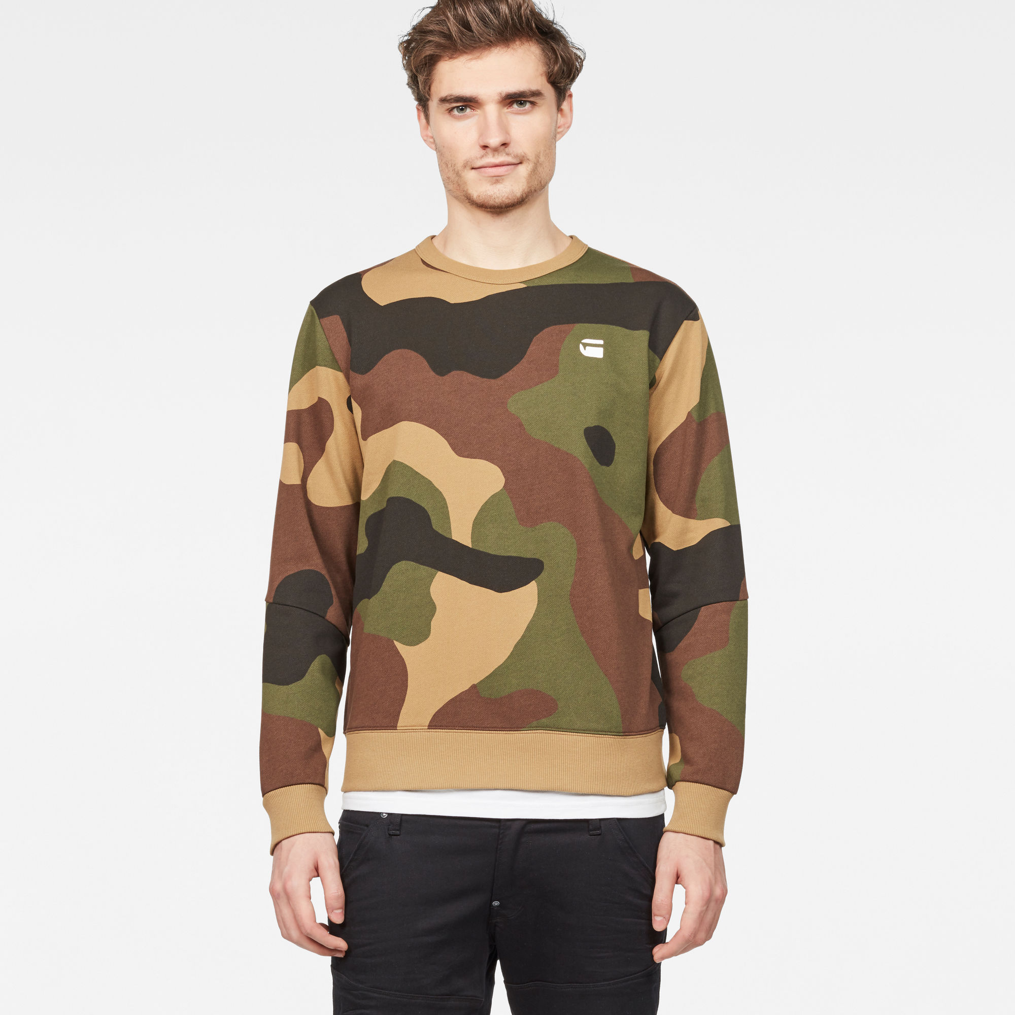 Camisa Gstar Raw Hombre Stone Island Grid Check Camo Sweatshirt