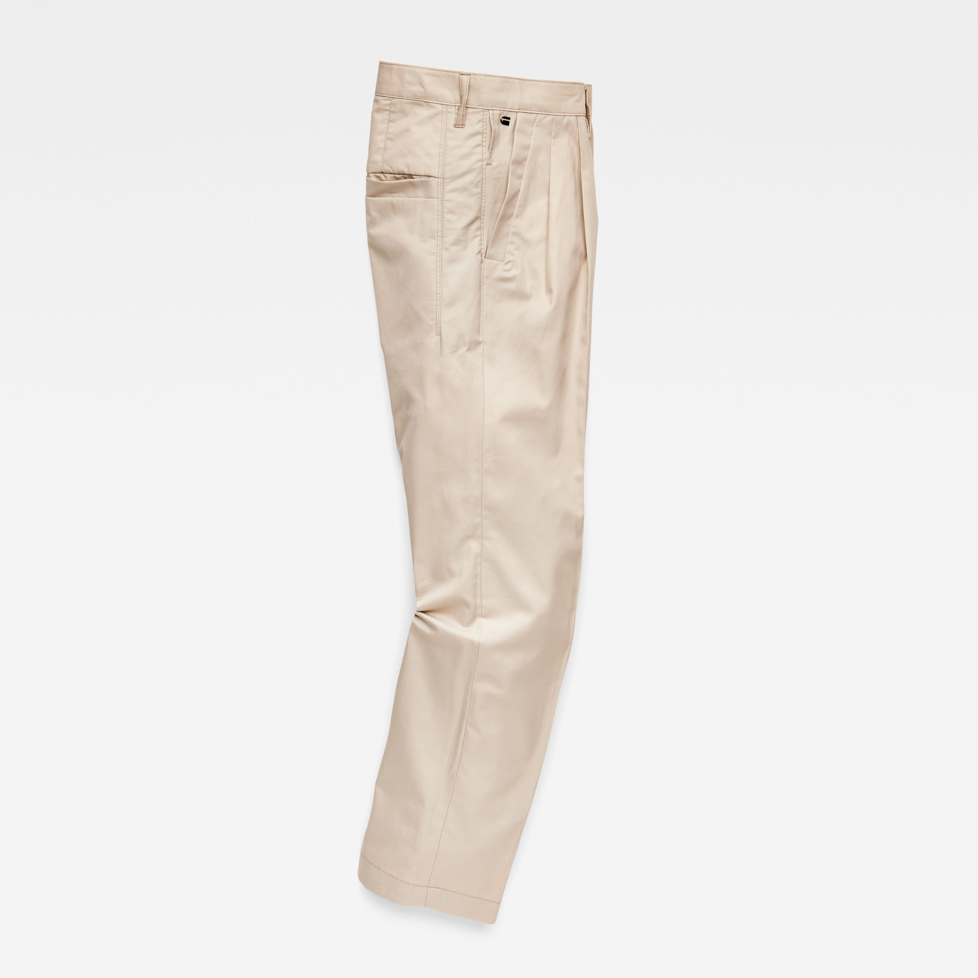 Bronson Pleated Relaxed Tapered Chino Beige GStar RAW®