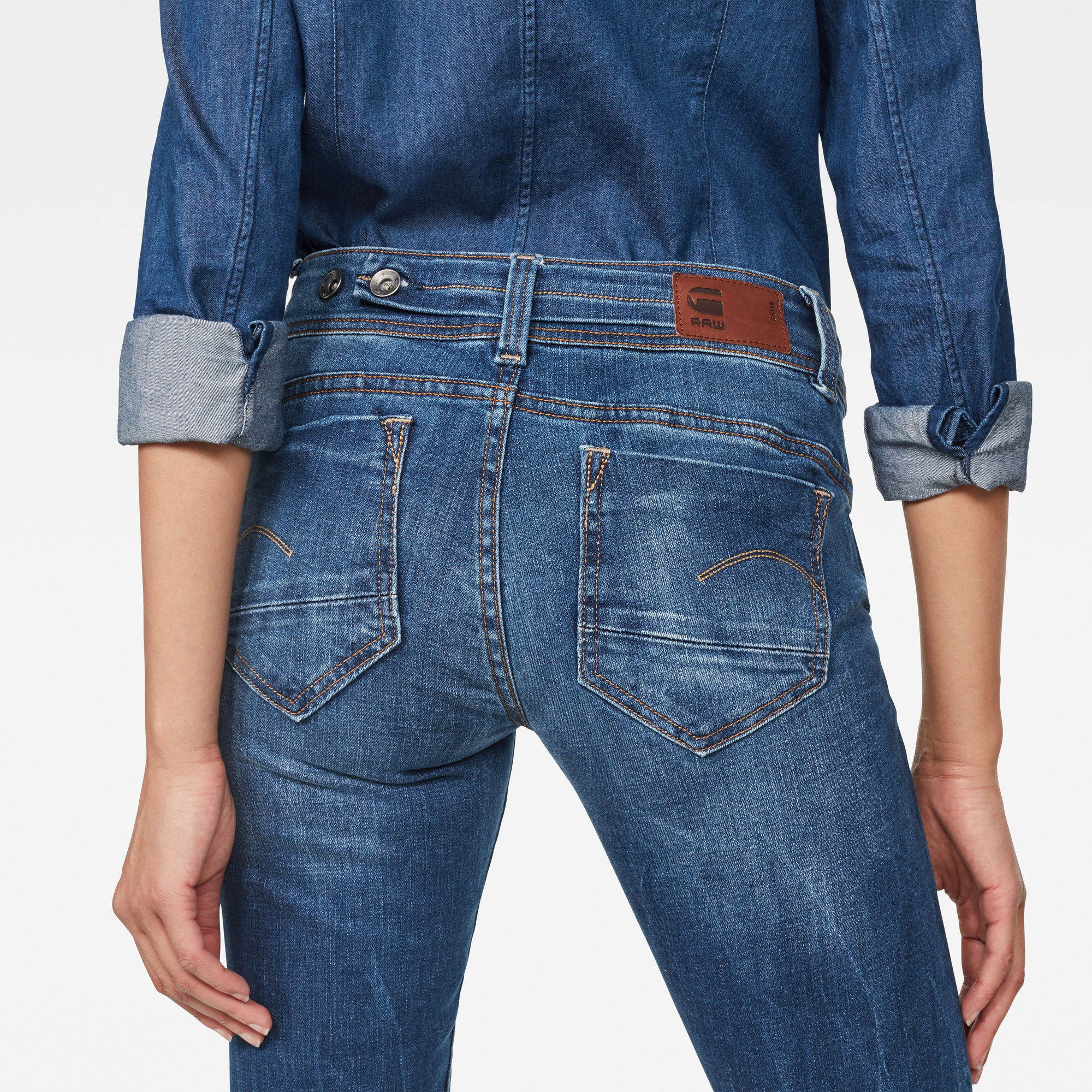 g star raw jeans midge straight