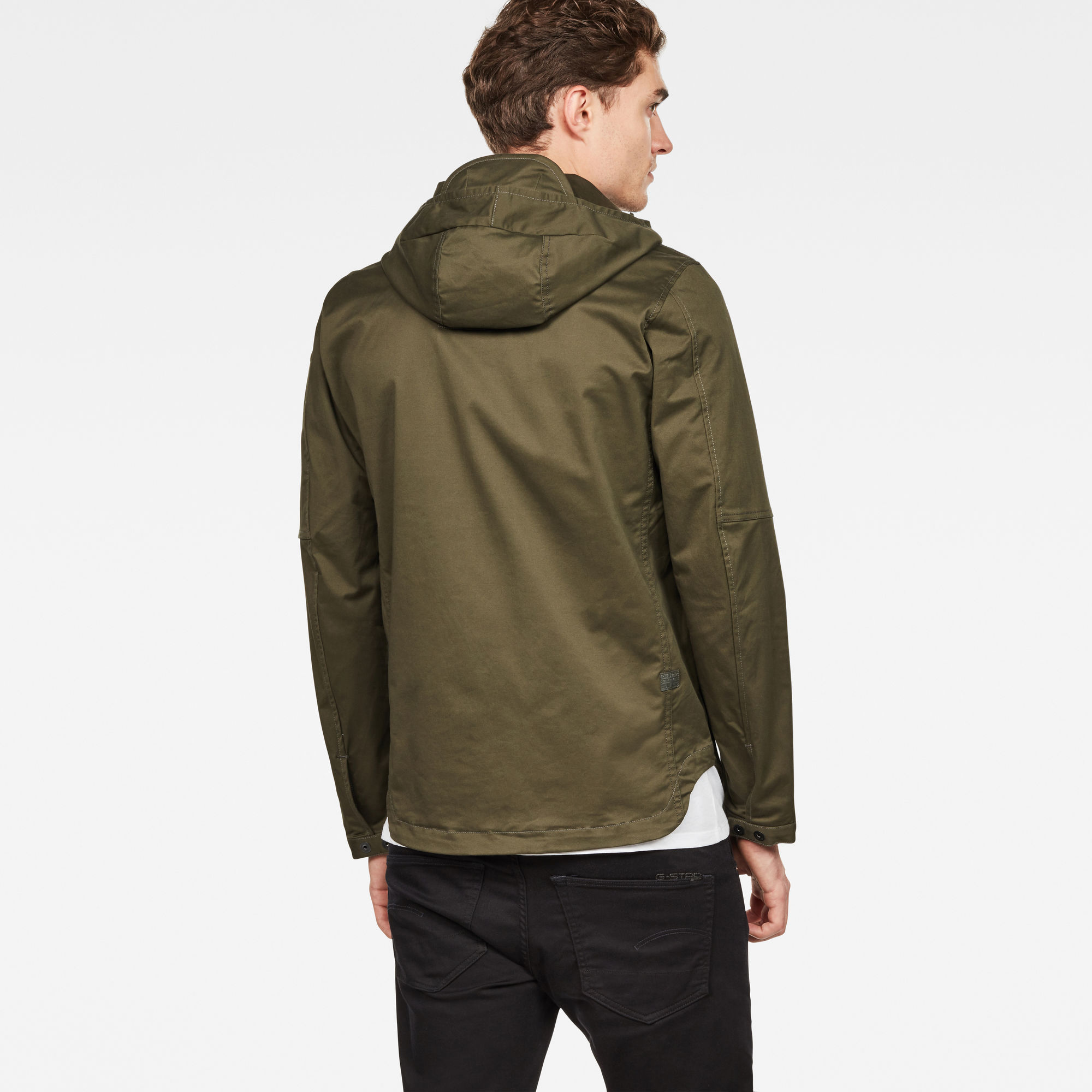 Batt Hooded Overshirt | Green | G-Star RAW®