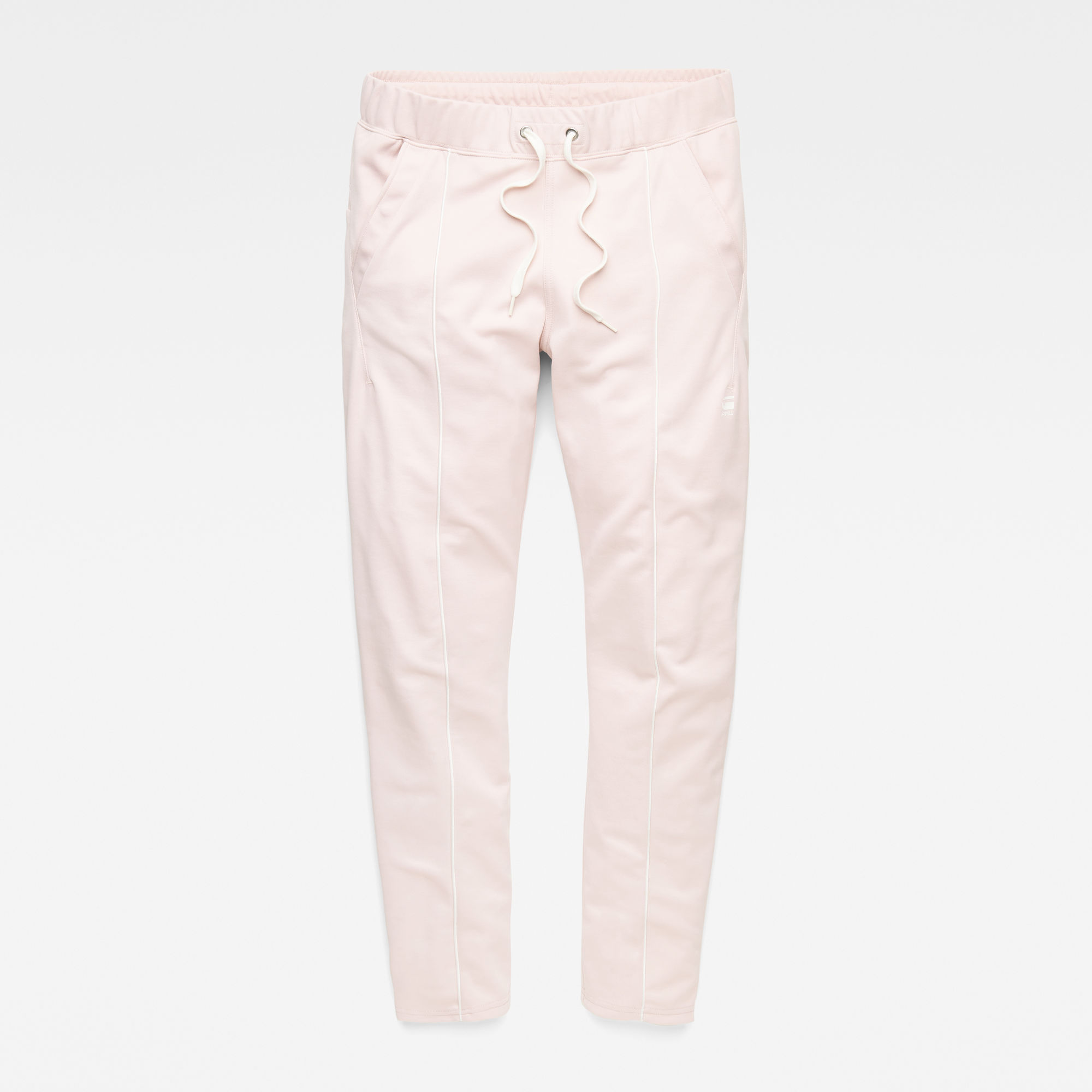 pink skinny track pants