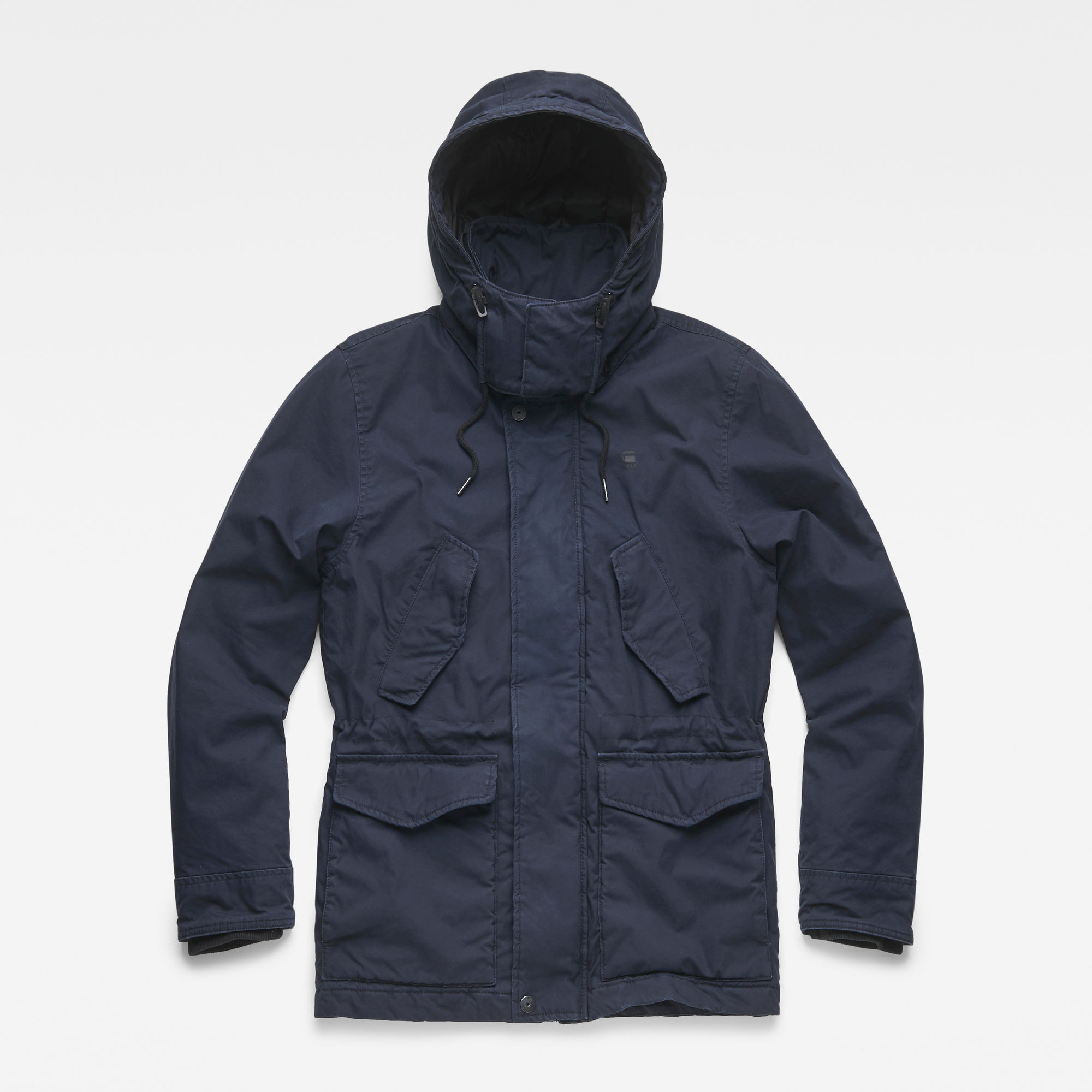 Vodan Padded Hooded Jacket | Dark blue | G-Star RAW®