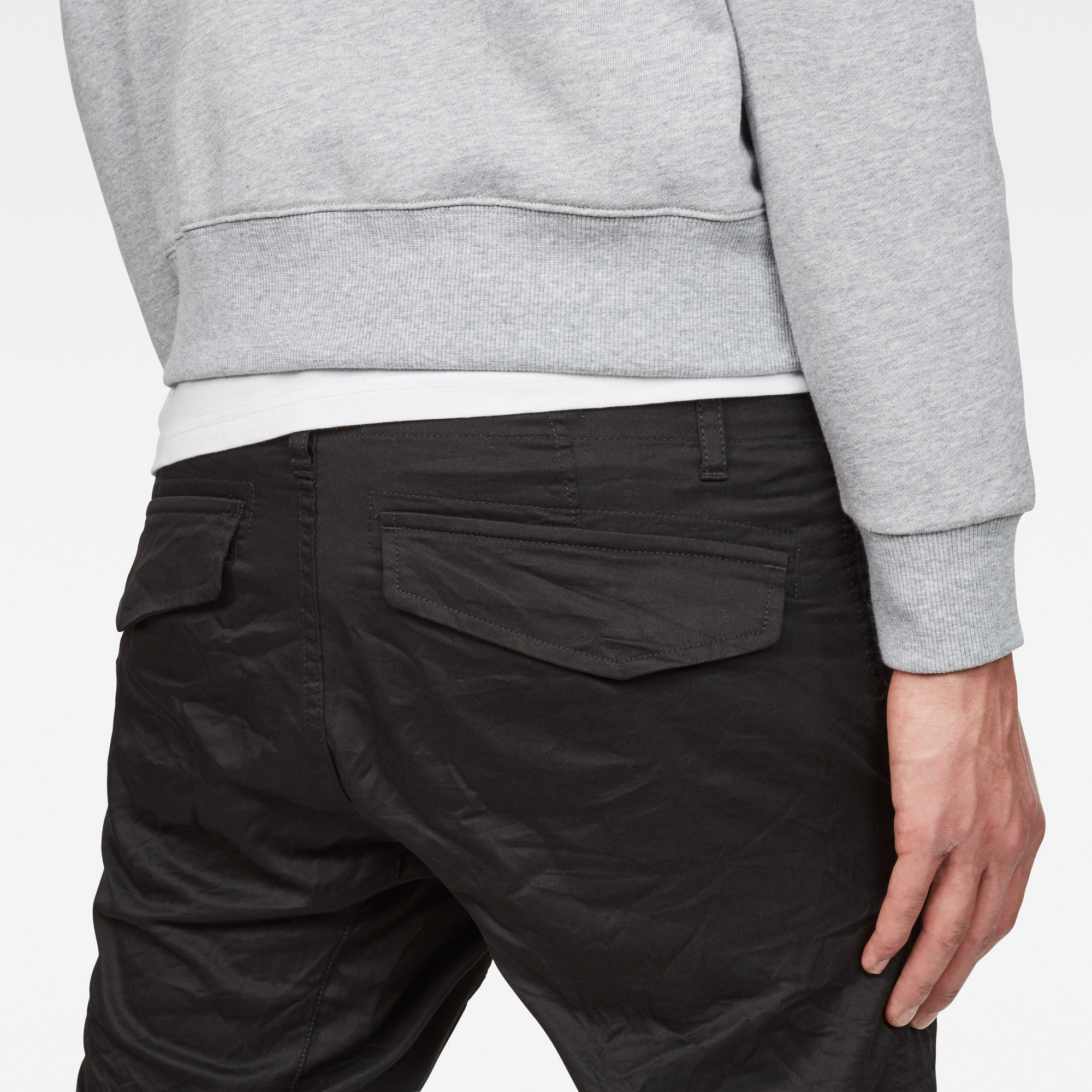 tapered cuffed pants