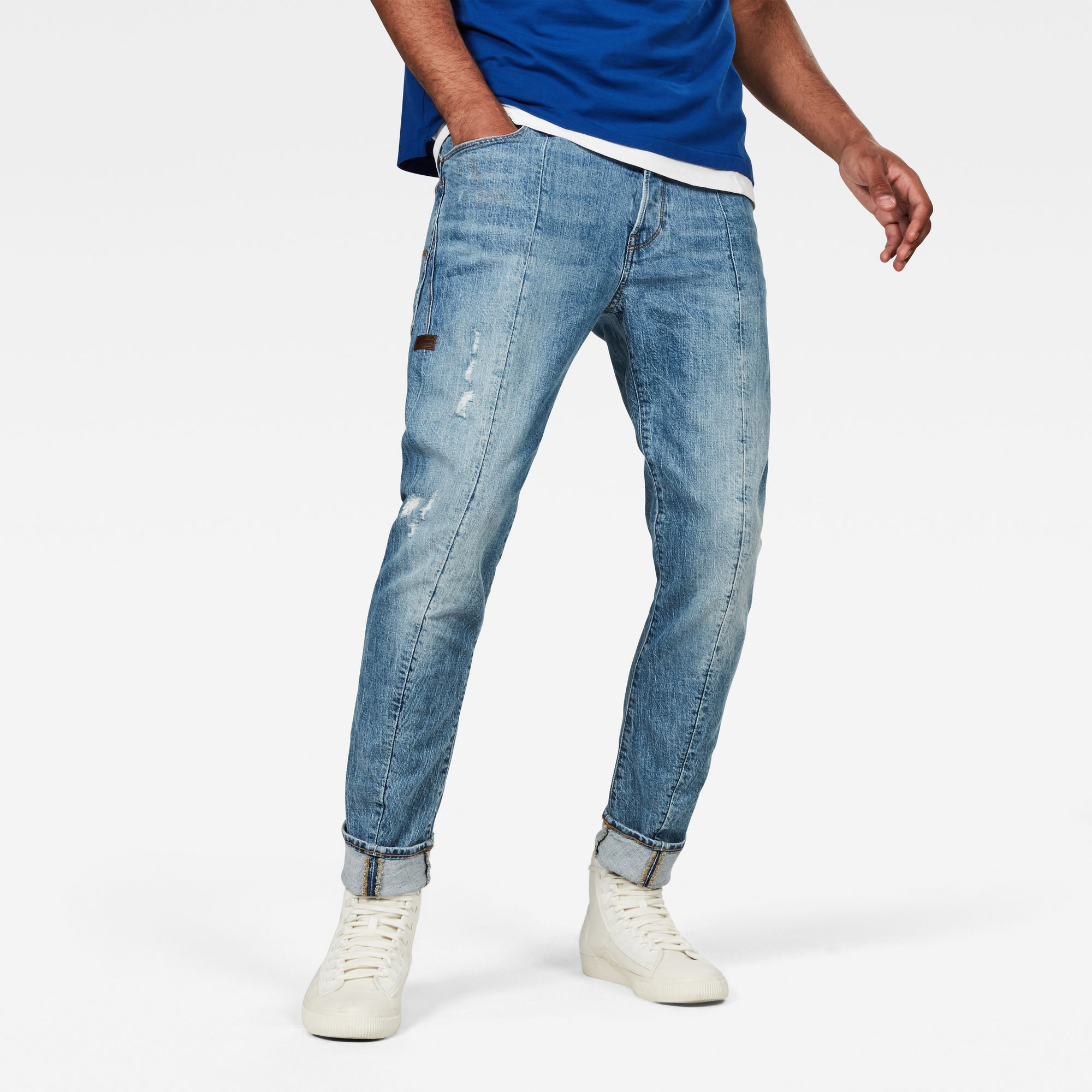 Lanc 3D Straight Tapered Jeans Light blue GStar RAW®