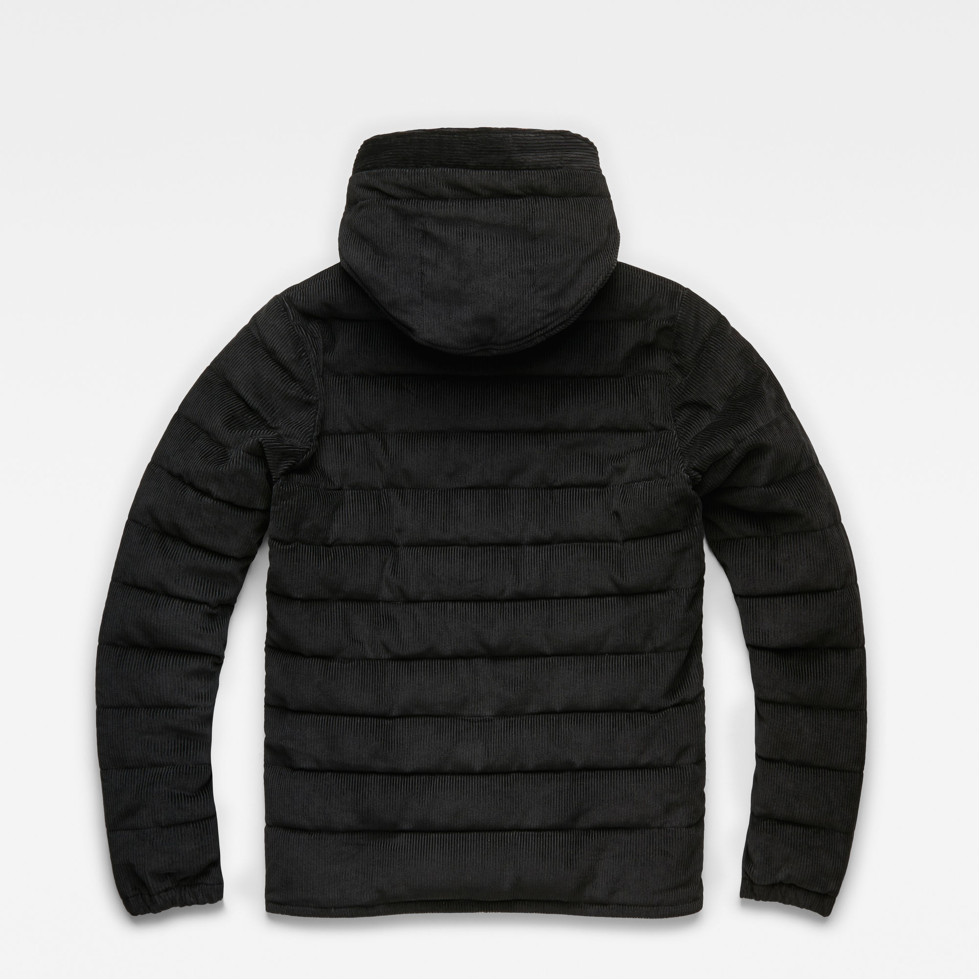 Attacc Quilted Cord Hooded Jacket Black GStar RAW®