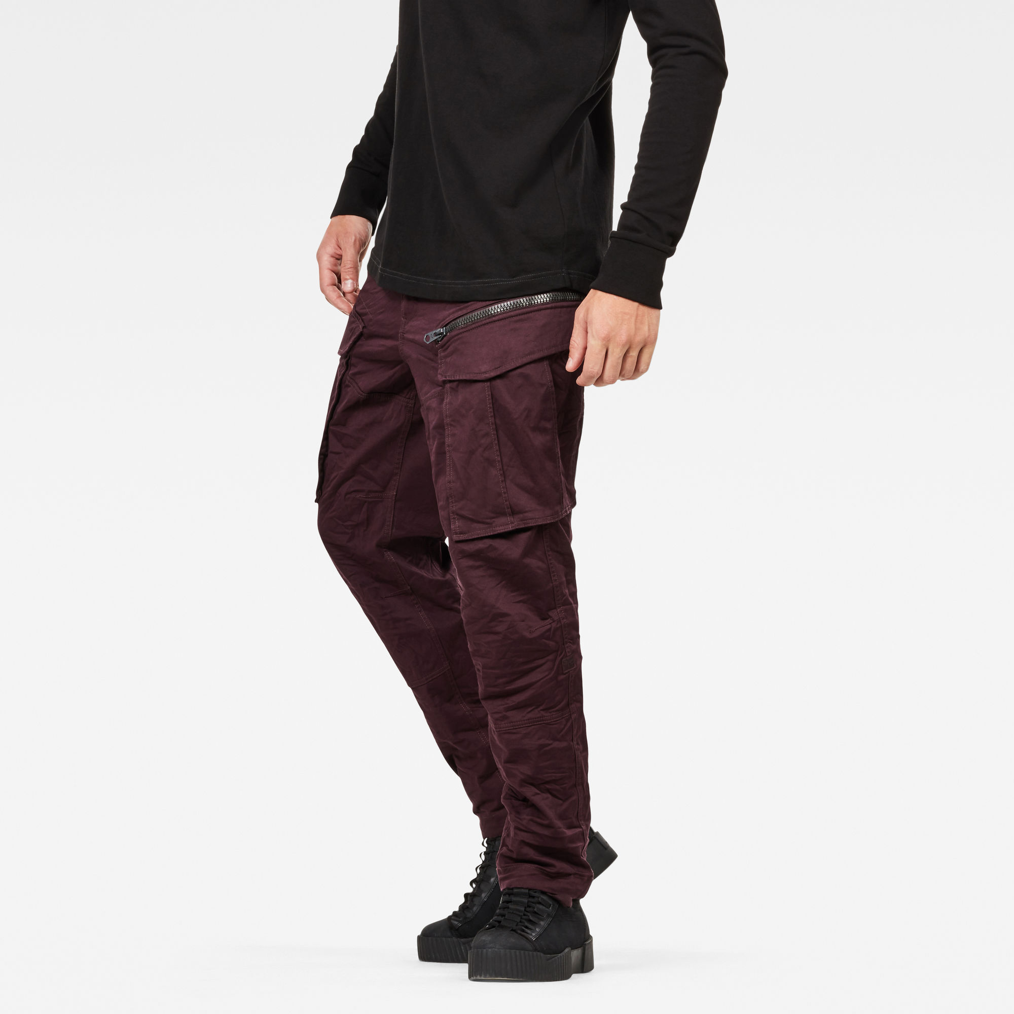 rovic zip 3d straight tapered pant