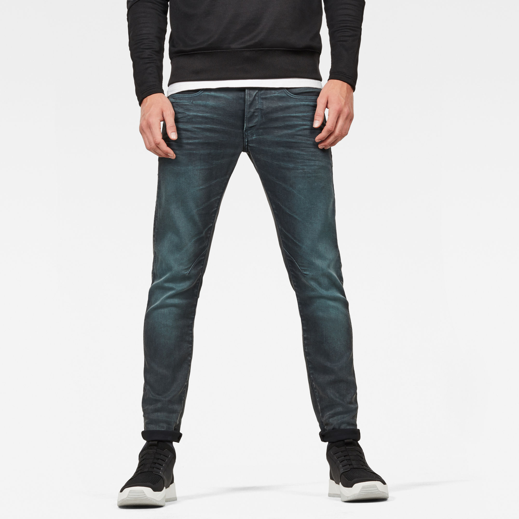 DStaq 5Pocket Slim Colored Jeans Dark Aged GStar RAW®