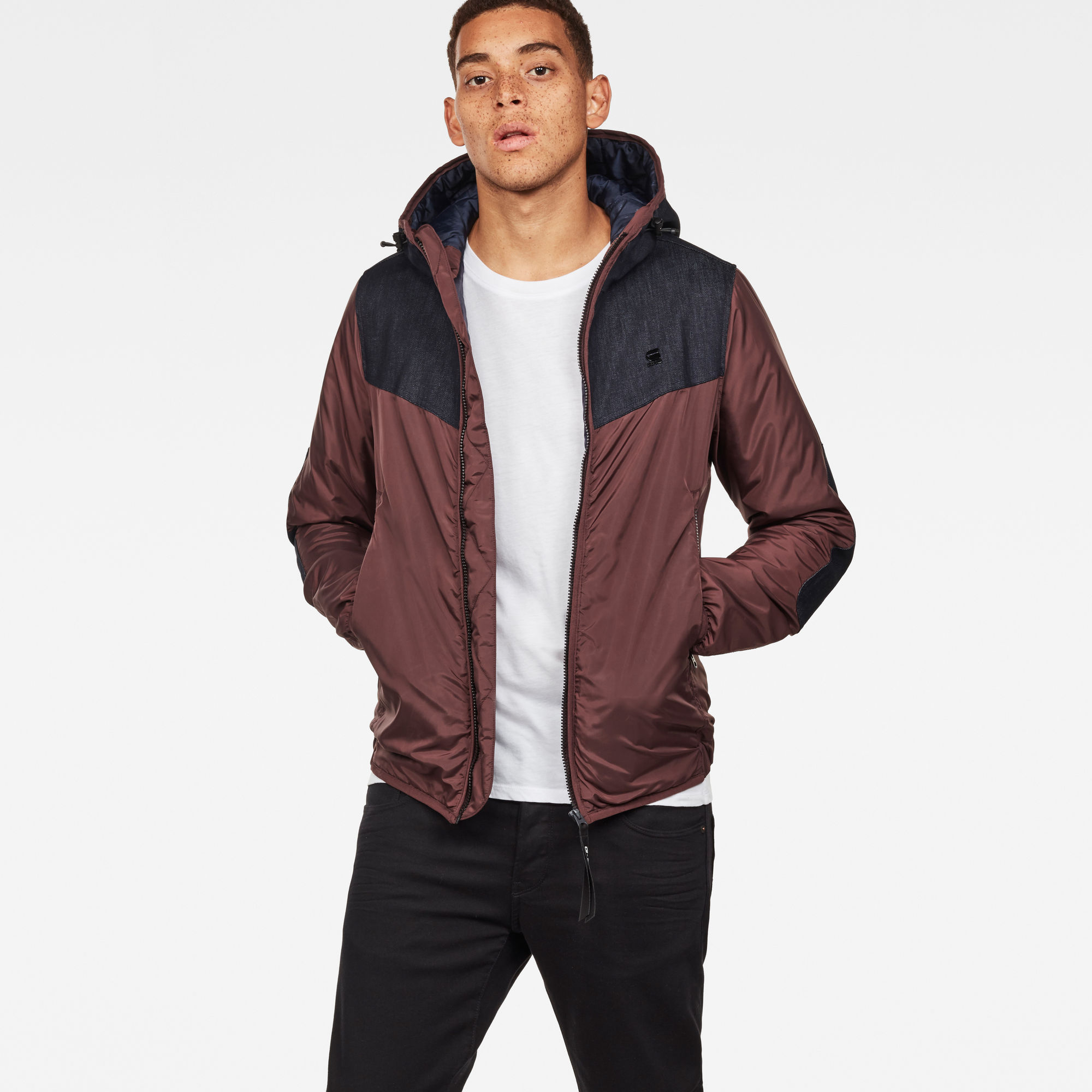 Setscale Hooded Overshirt | Purple | G-Star RAW®