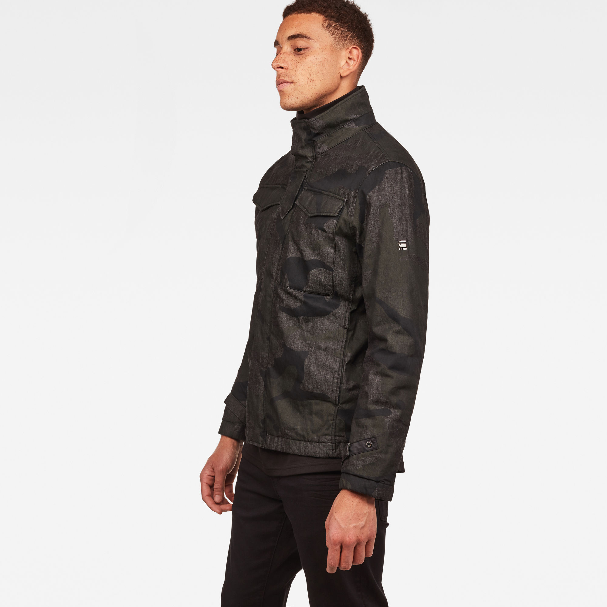 Vodan Padded Army Overshirt | Black | G-Star RAW®