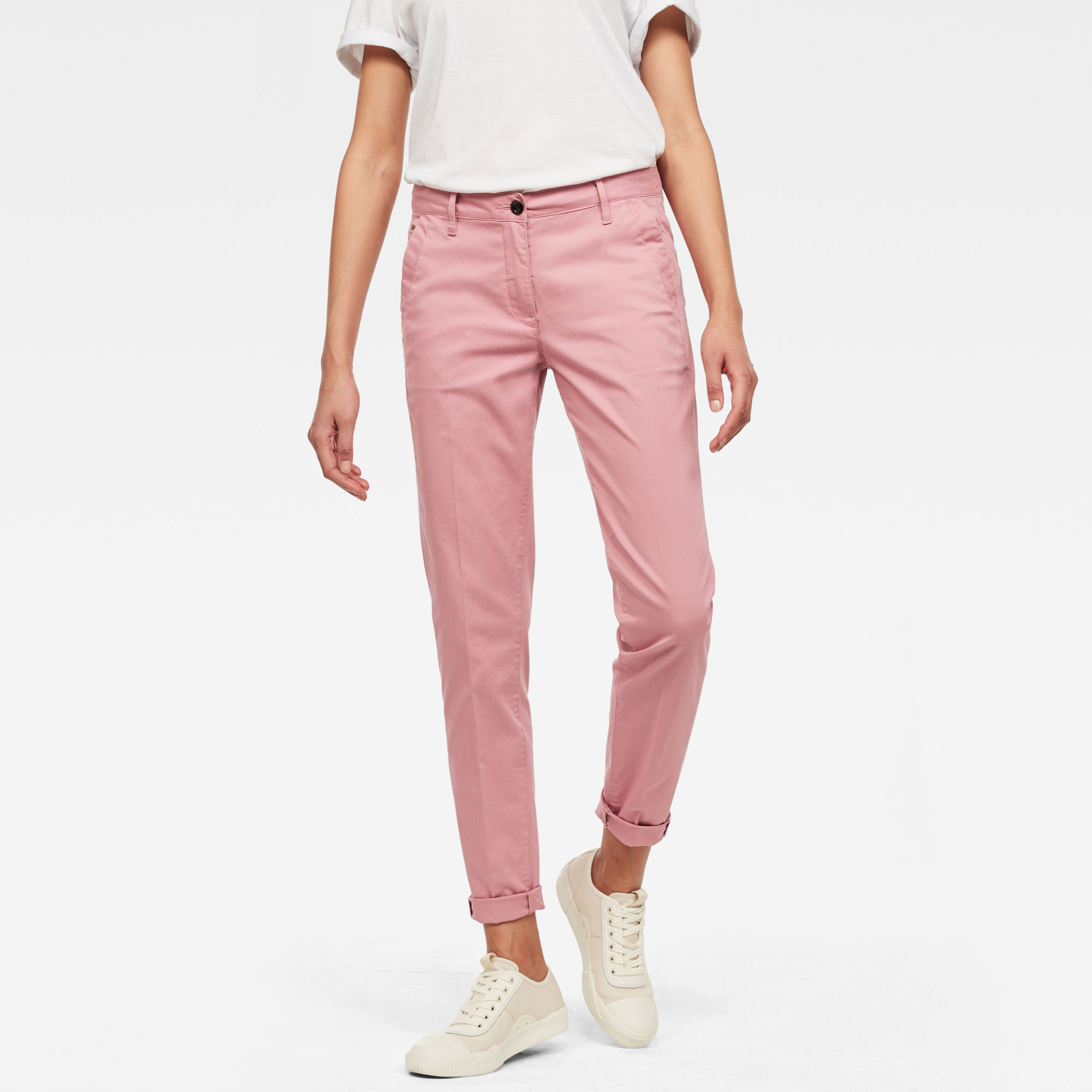 only blush mid waist skinny